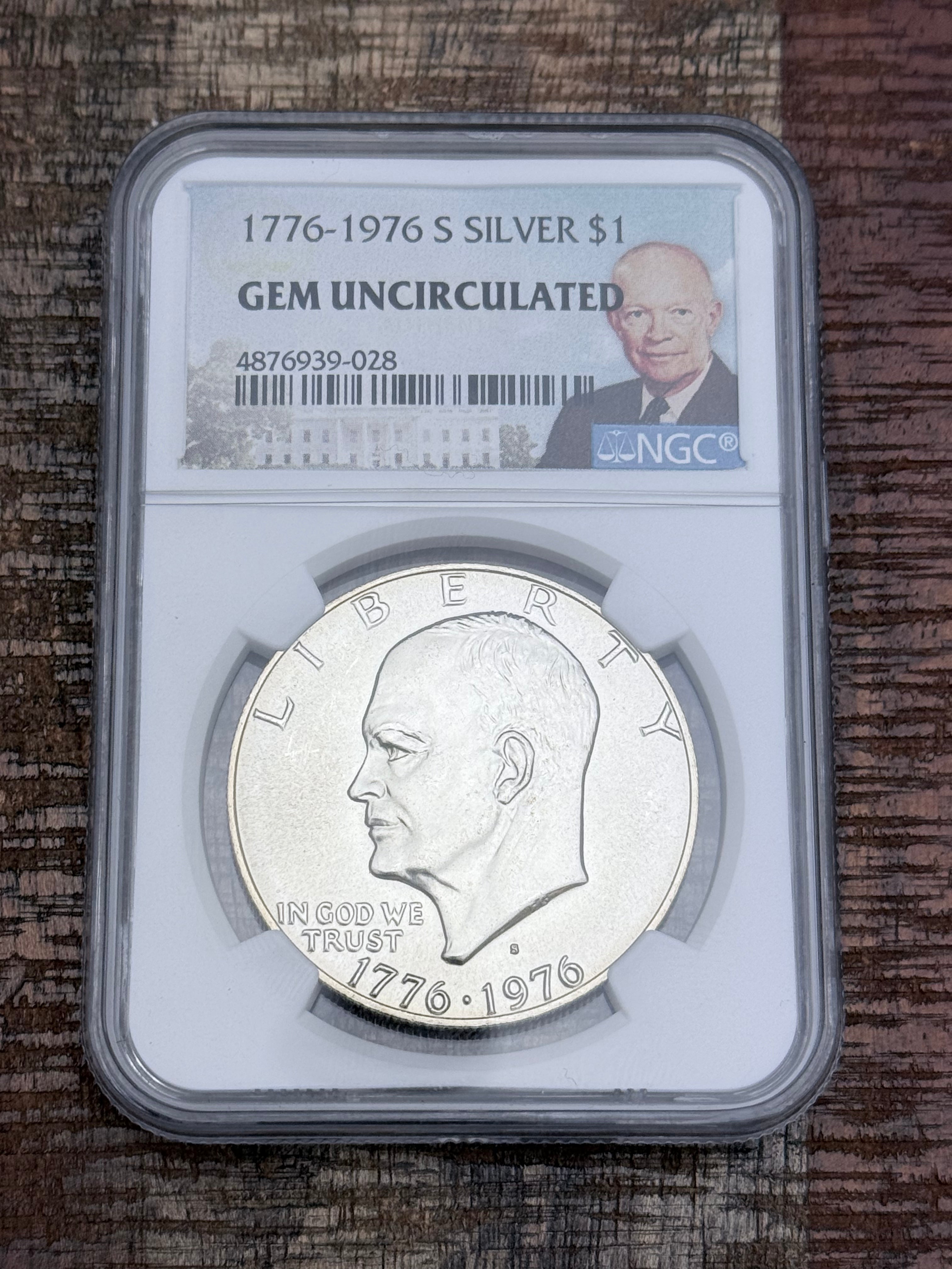 1776-1976-S US $1 Eisenhower ~ 40% Silver Dollar ~ NGC GEM UNCIRCULATED