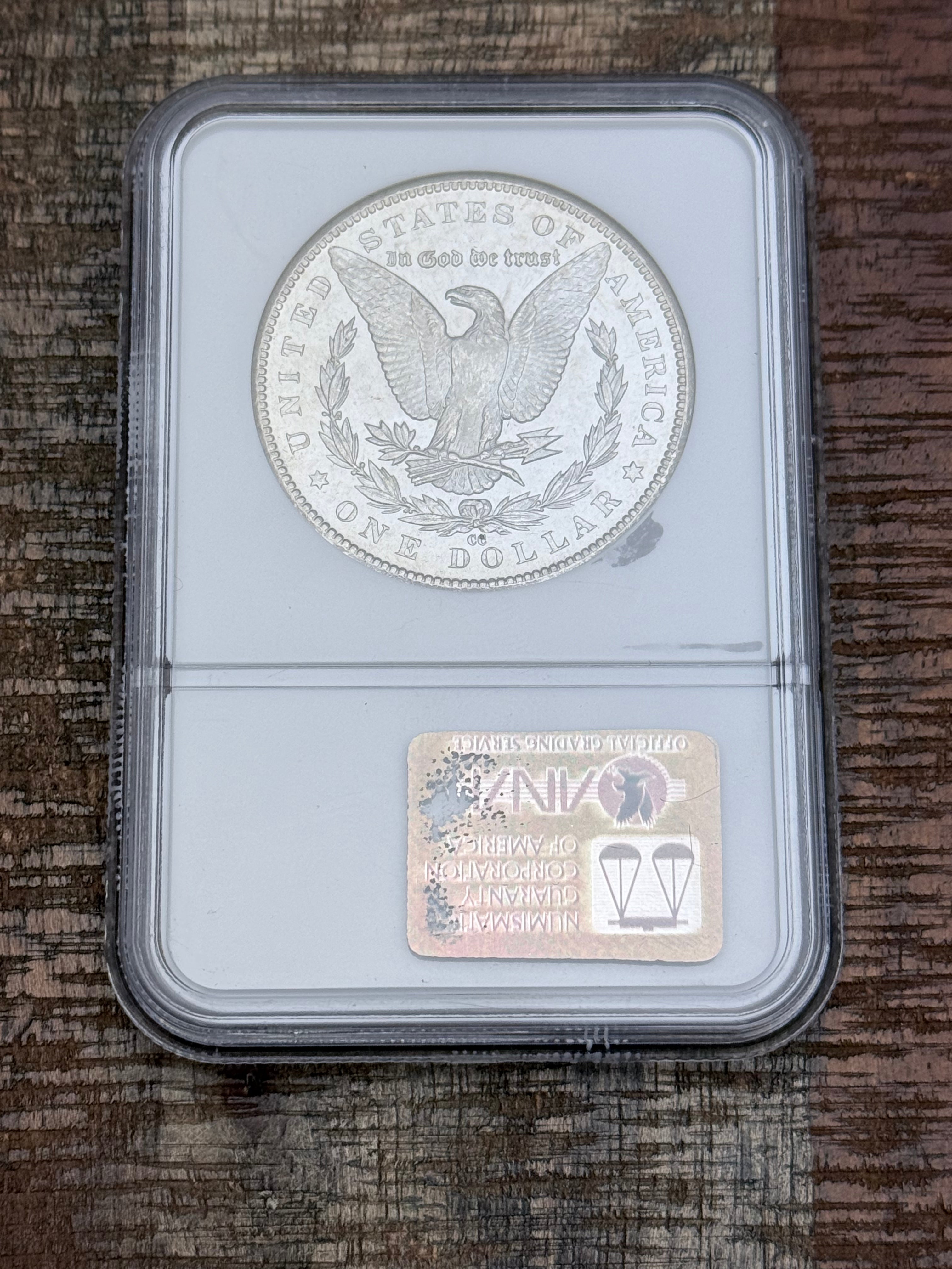 1884-CC $1 US Morgan Silver Dollar ~ NGC MS64