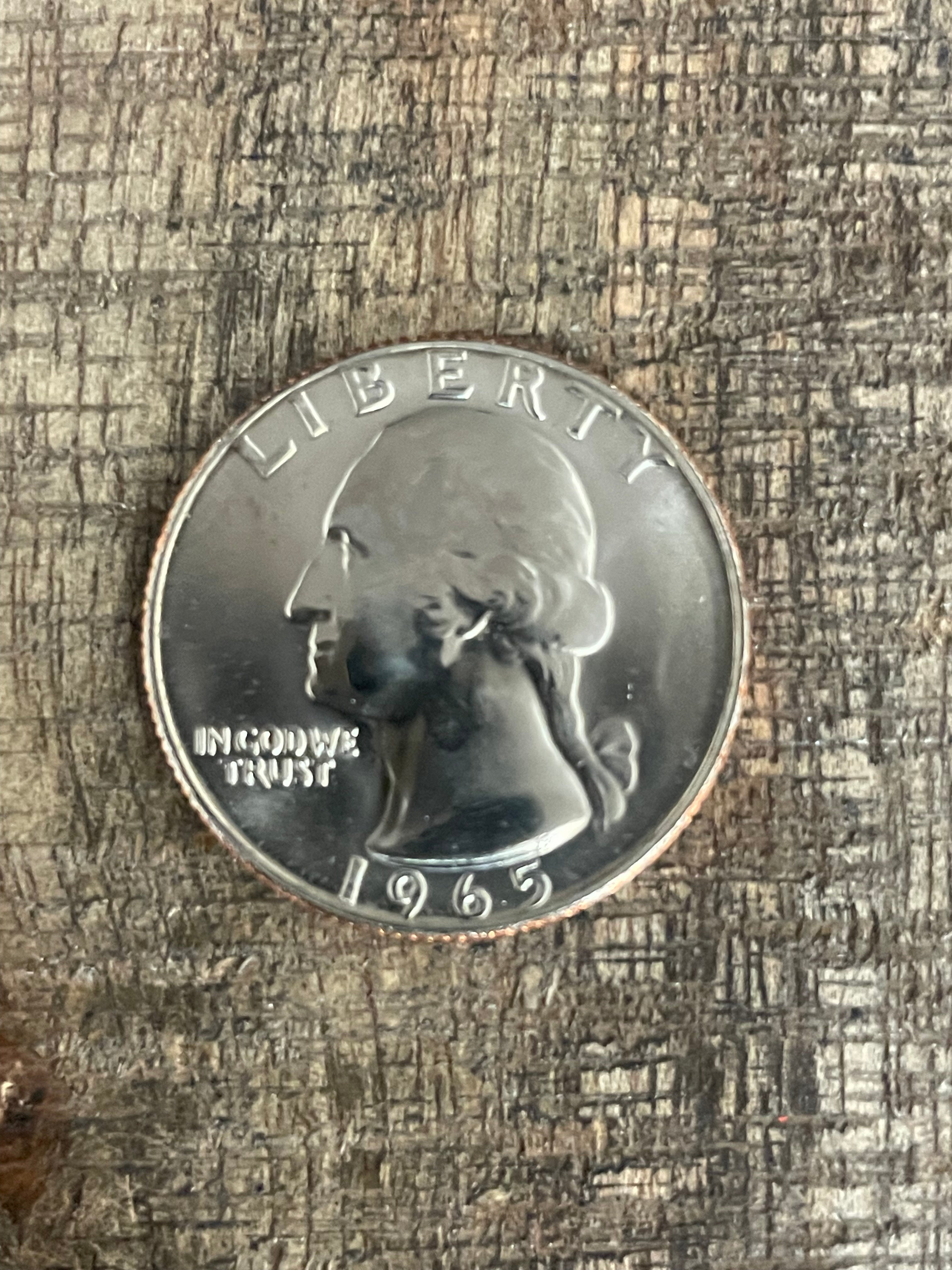 1965 25c US Washington Quarter ~ Special Mint Set Quarter
