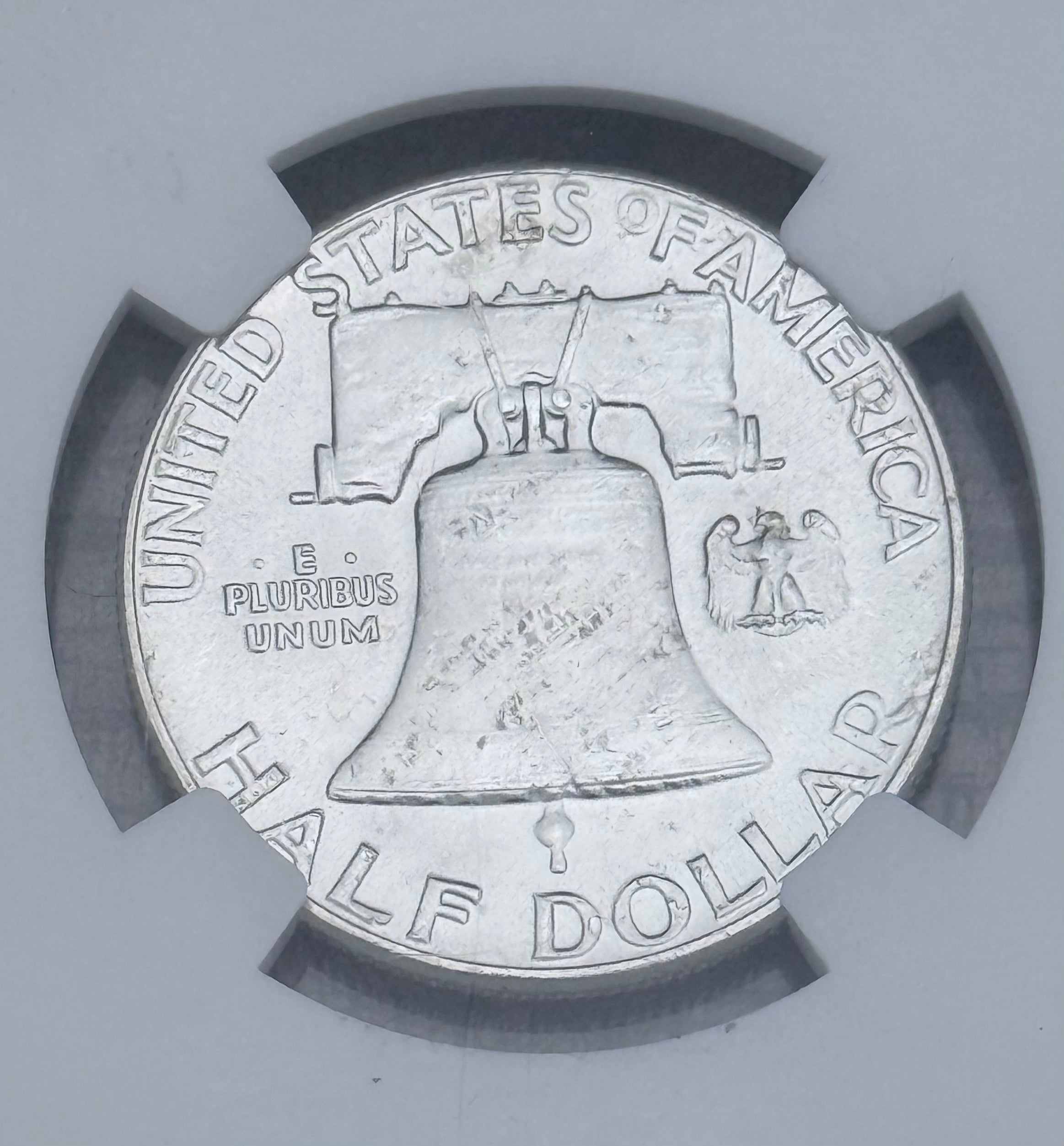 1961 50c Franklin Half Dollar ~ NGC Brilliant Unc ~ Original Bag Fragment