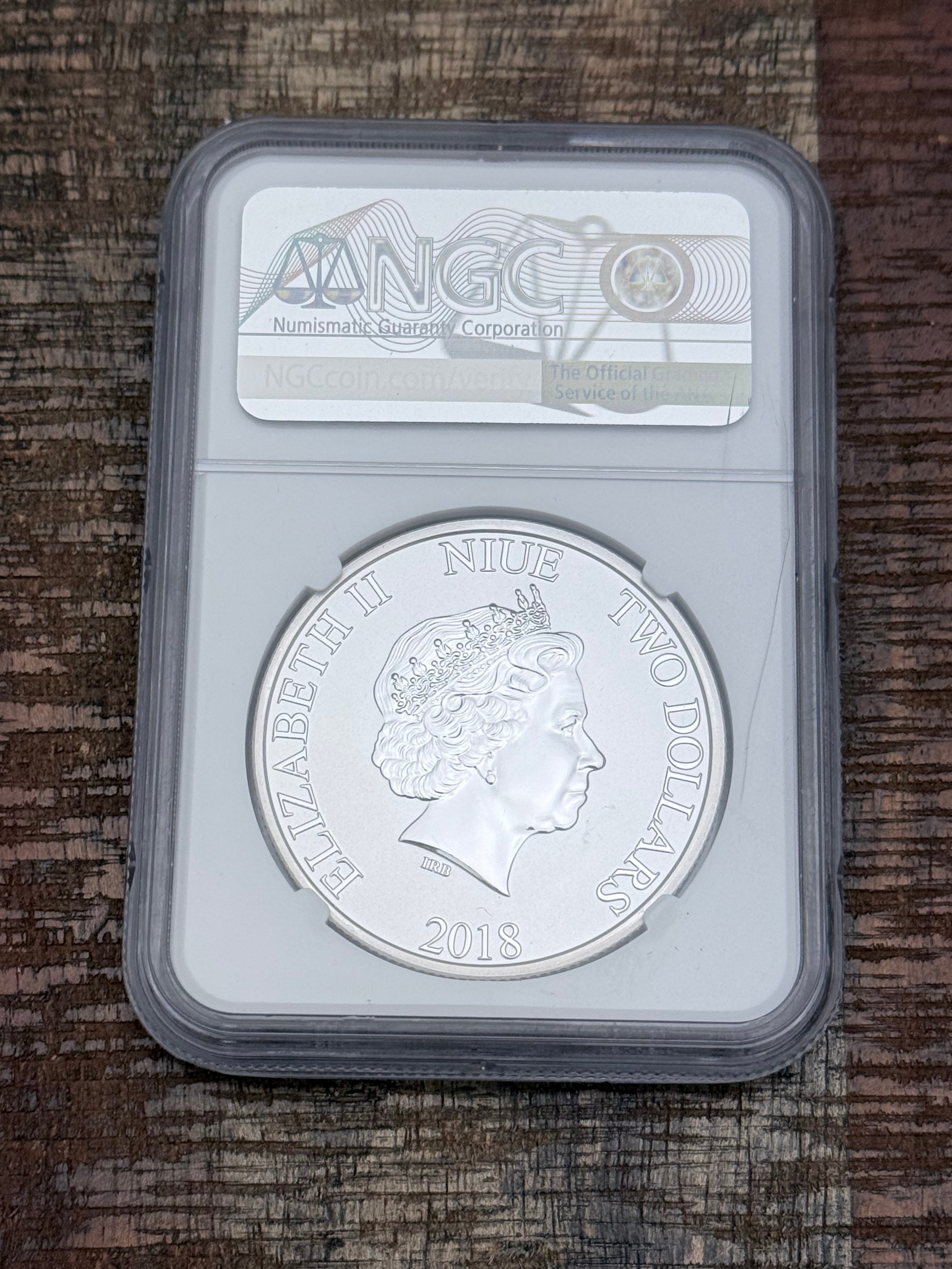 2018 $2 Niue Star Wars Darth Vader ~ Early Releases ~ NGC MS70