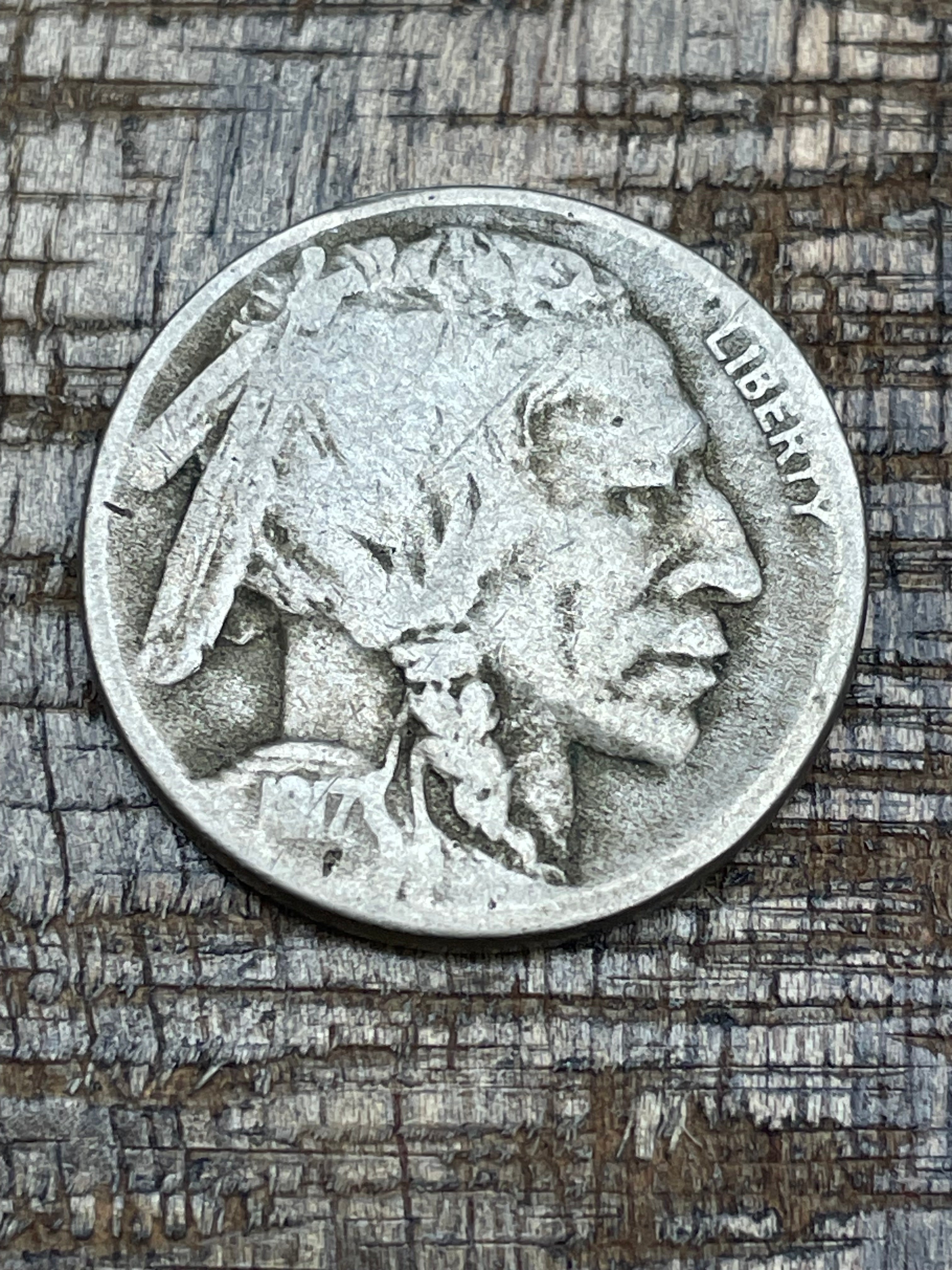 1917-D 5c US Buffalo Nickel