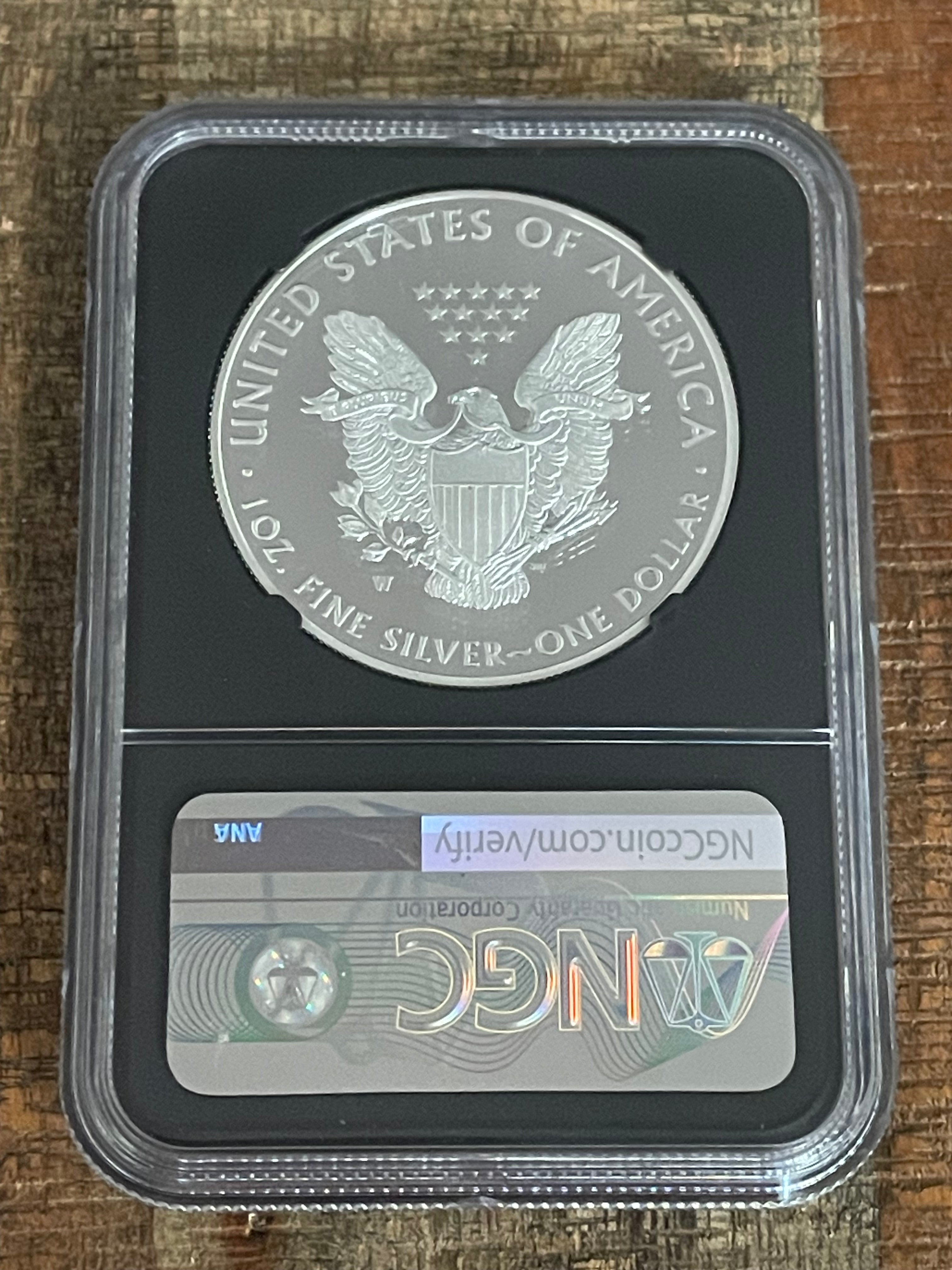 2020-W $1 American Silver Eagle ~ WWII Privy Mark ~ NGC MS69 Ultra Cameo