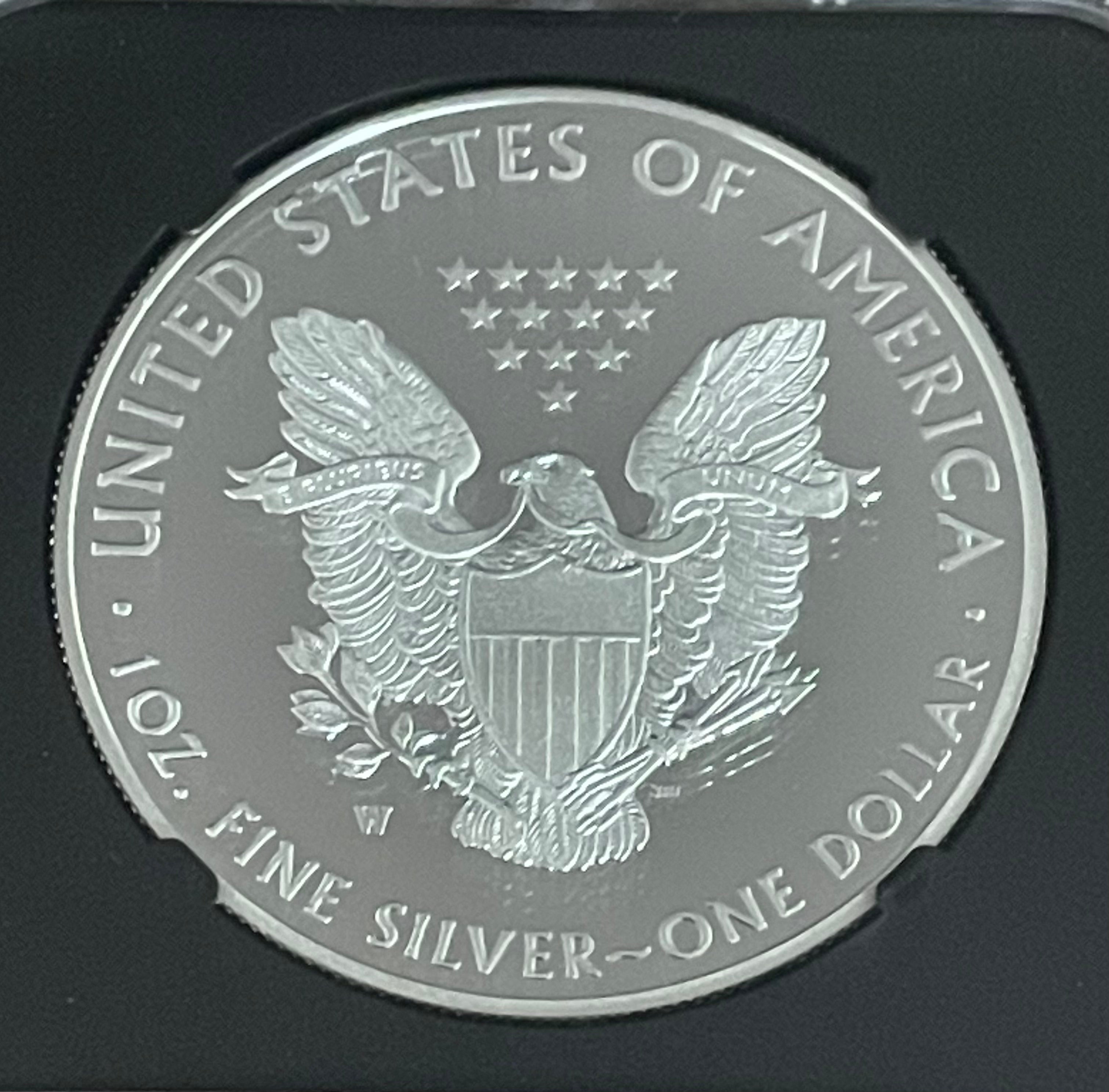 2020-W $1 American Silver Eagle ~ WWII Privy Mark ~ NGC MS69 Ultra Cameo