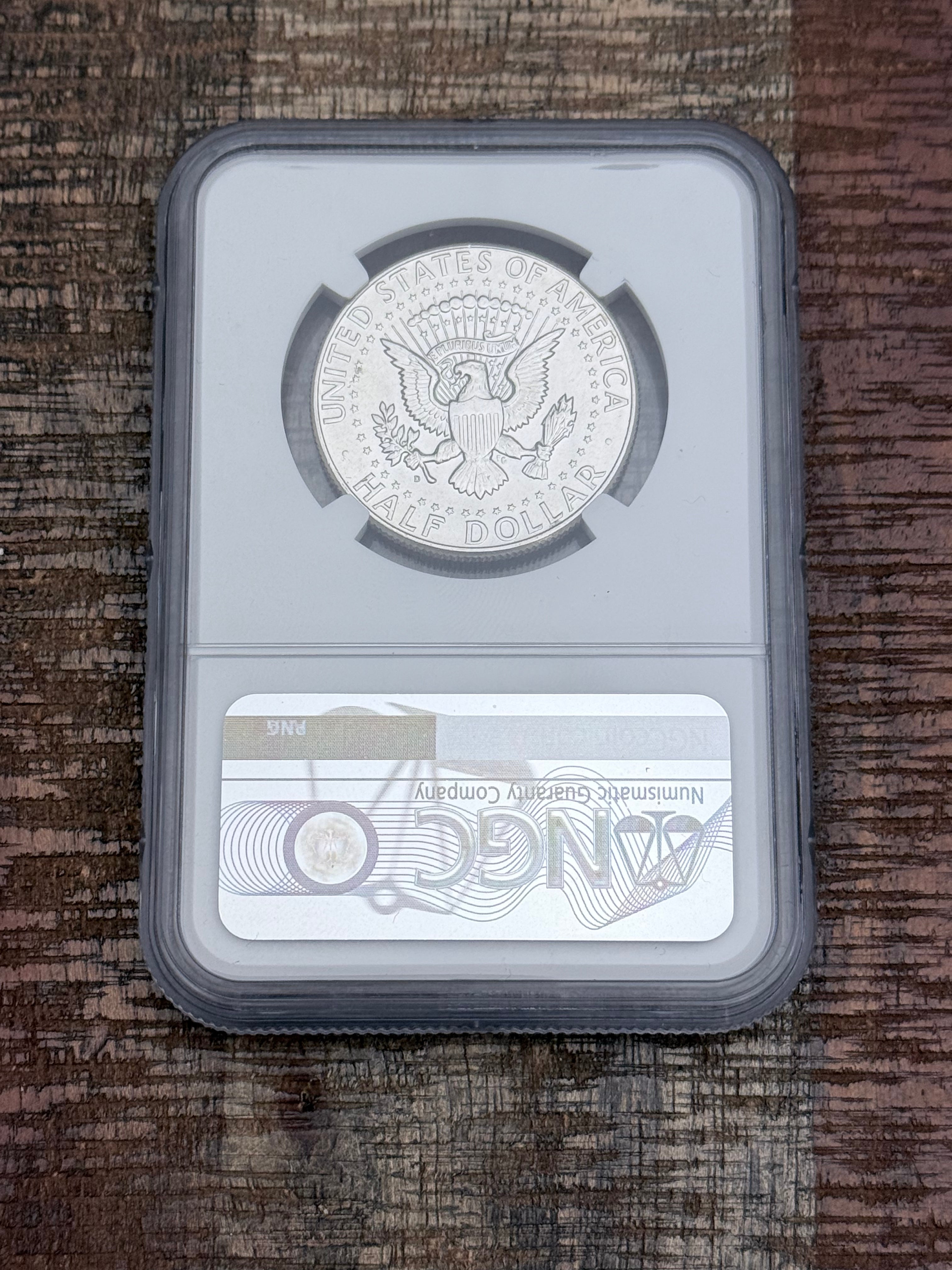 1964-D 50C Silver Kennedy Half Dollar~NGC MS65