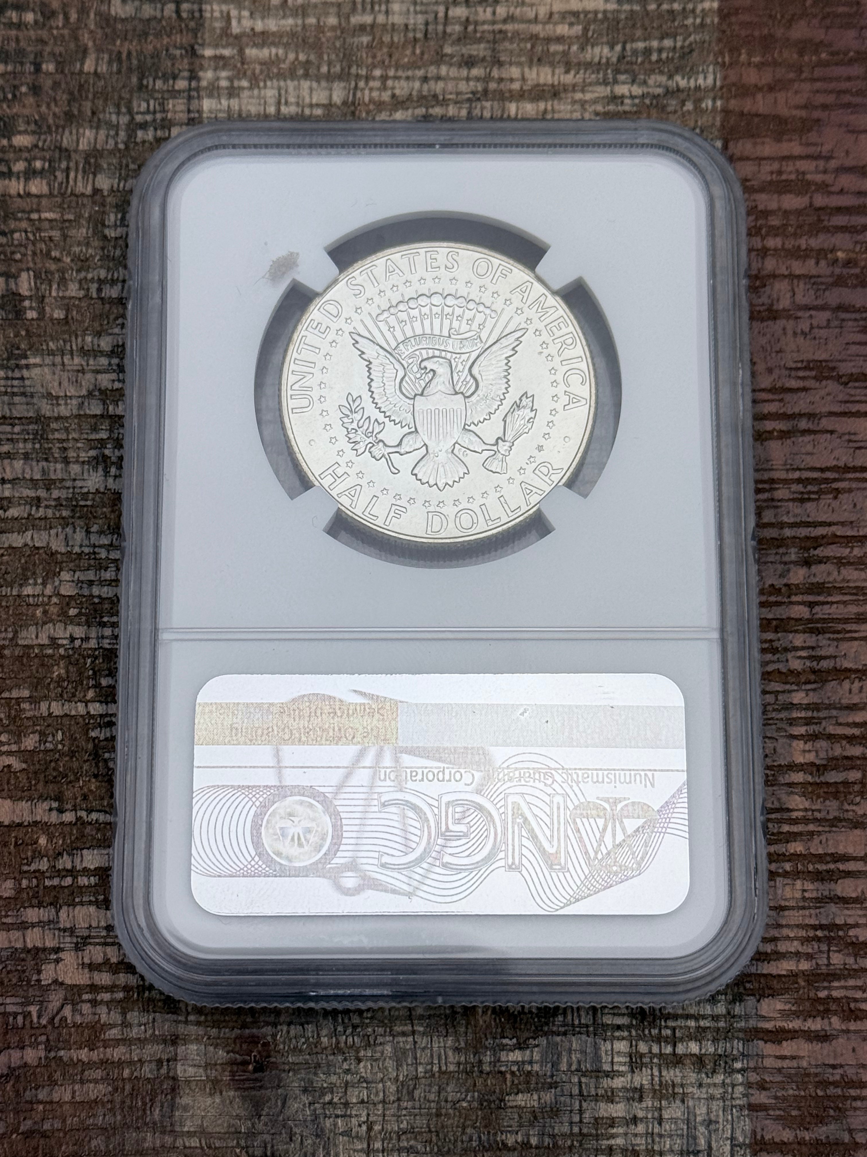 1965 50C Silver Kennedy Half Dollar~NGC MS67