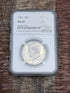 1967 50C Silver Kennedy Half Dollar~NGC MS65