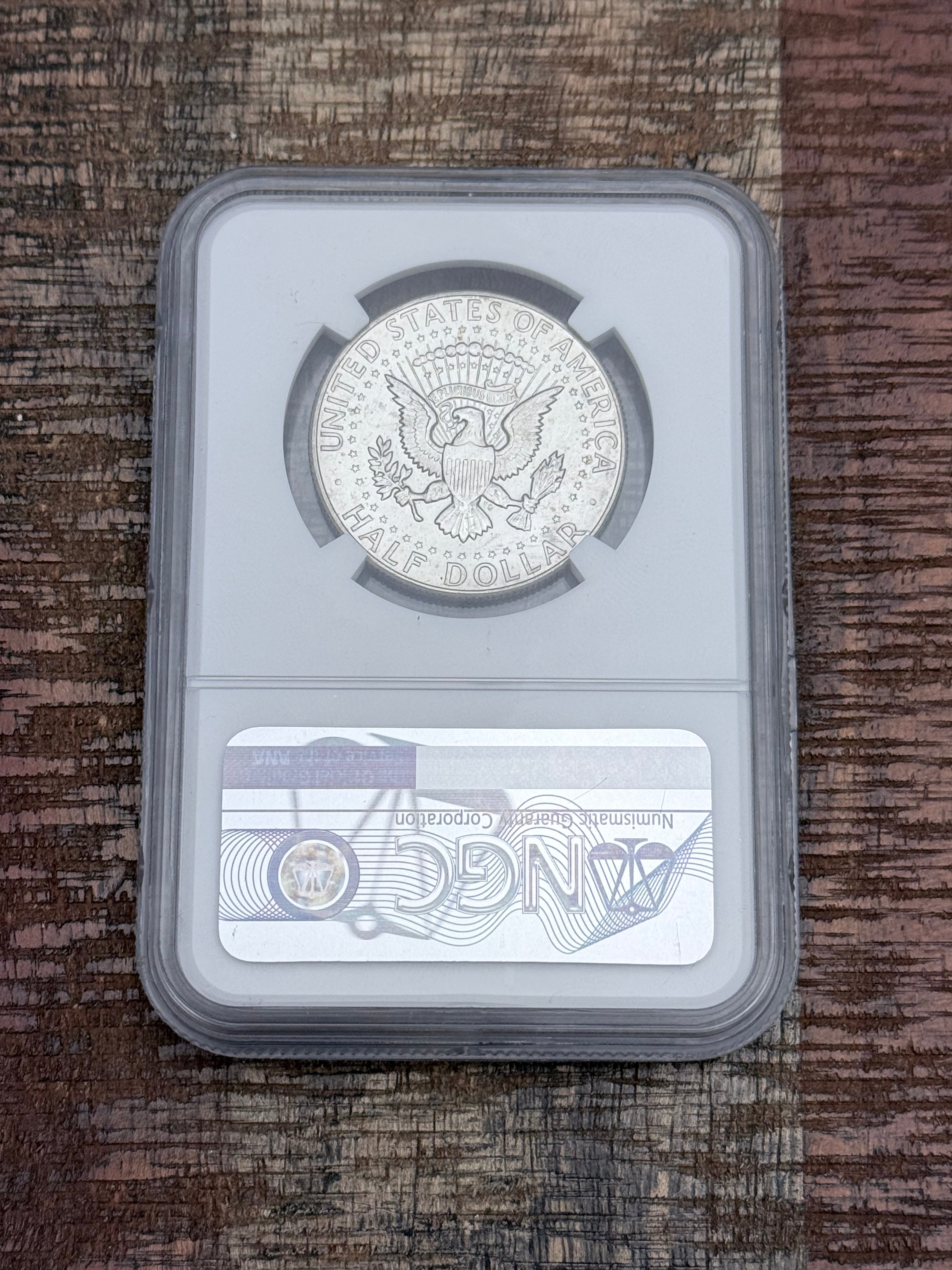 1967 50C Silver Kennedy Half Dollar~NGC MS65