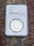 1969-D 50C Silver Kennedy Half Dollar~NGC MS65
