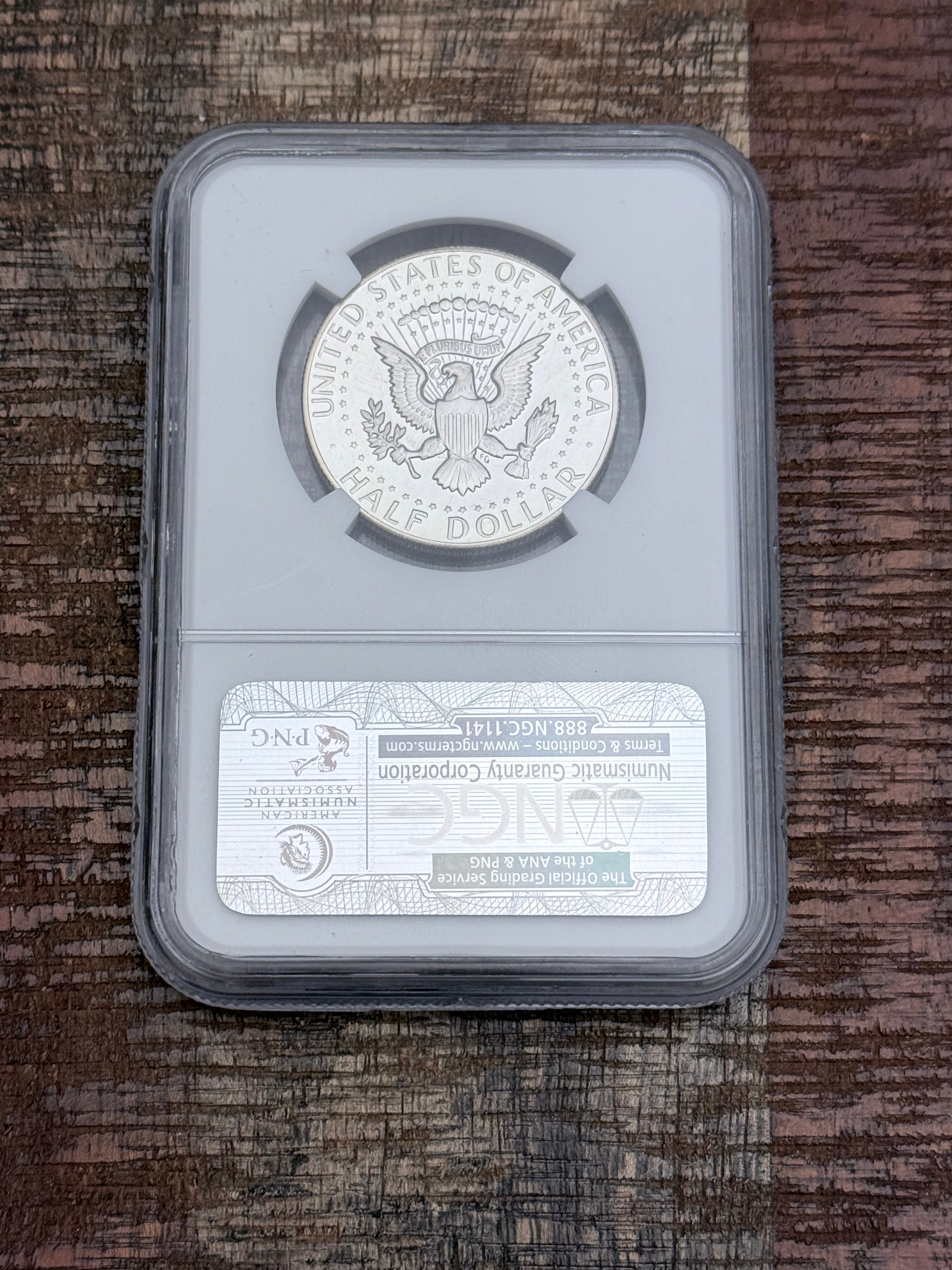 1969-S 50C Silver Kennedy Half Dollar~NGC PF68 Ultra Cameo