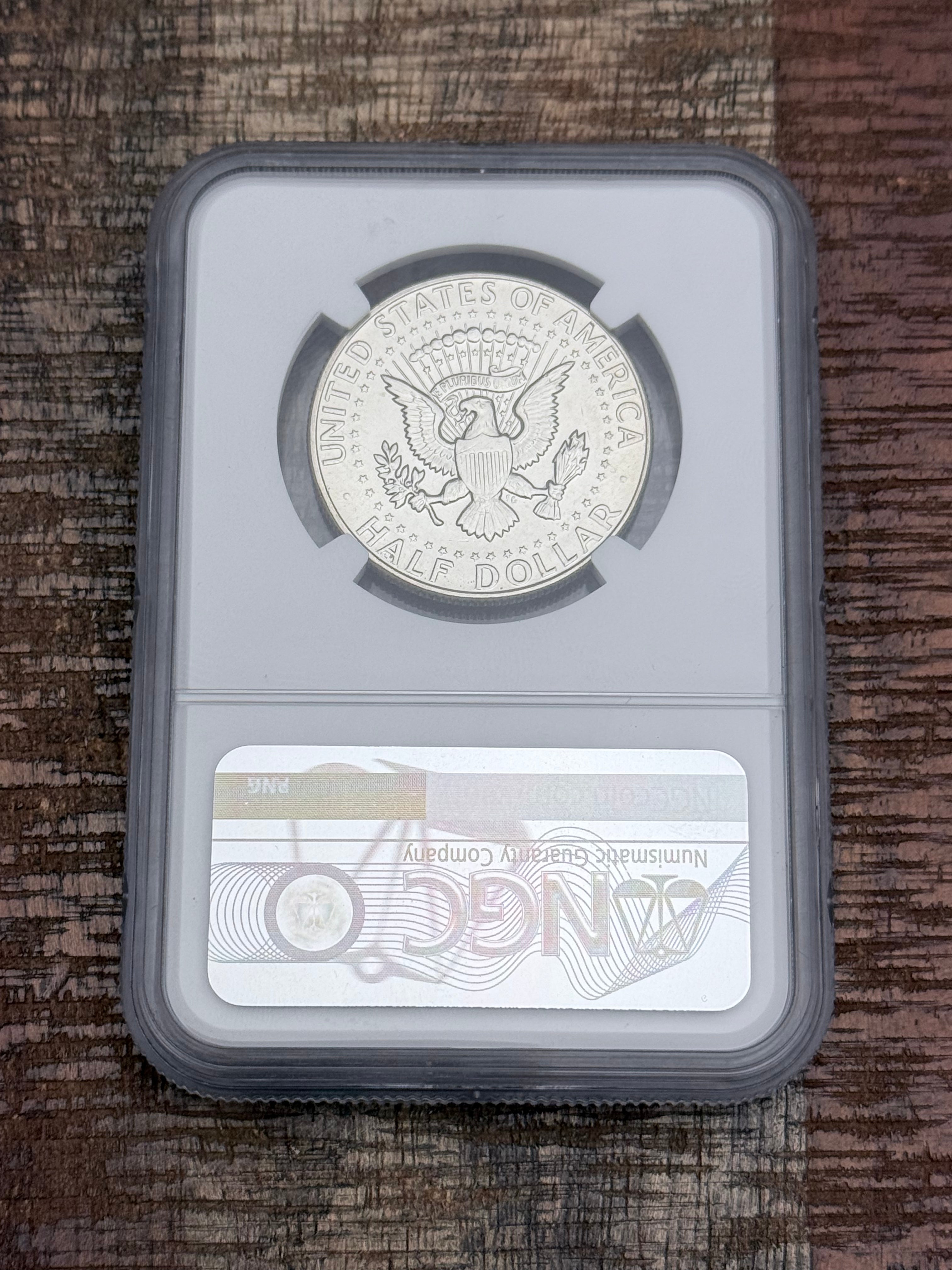 1966 50C Silver Kennedy Half Dollar~NGC MS65