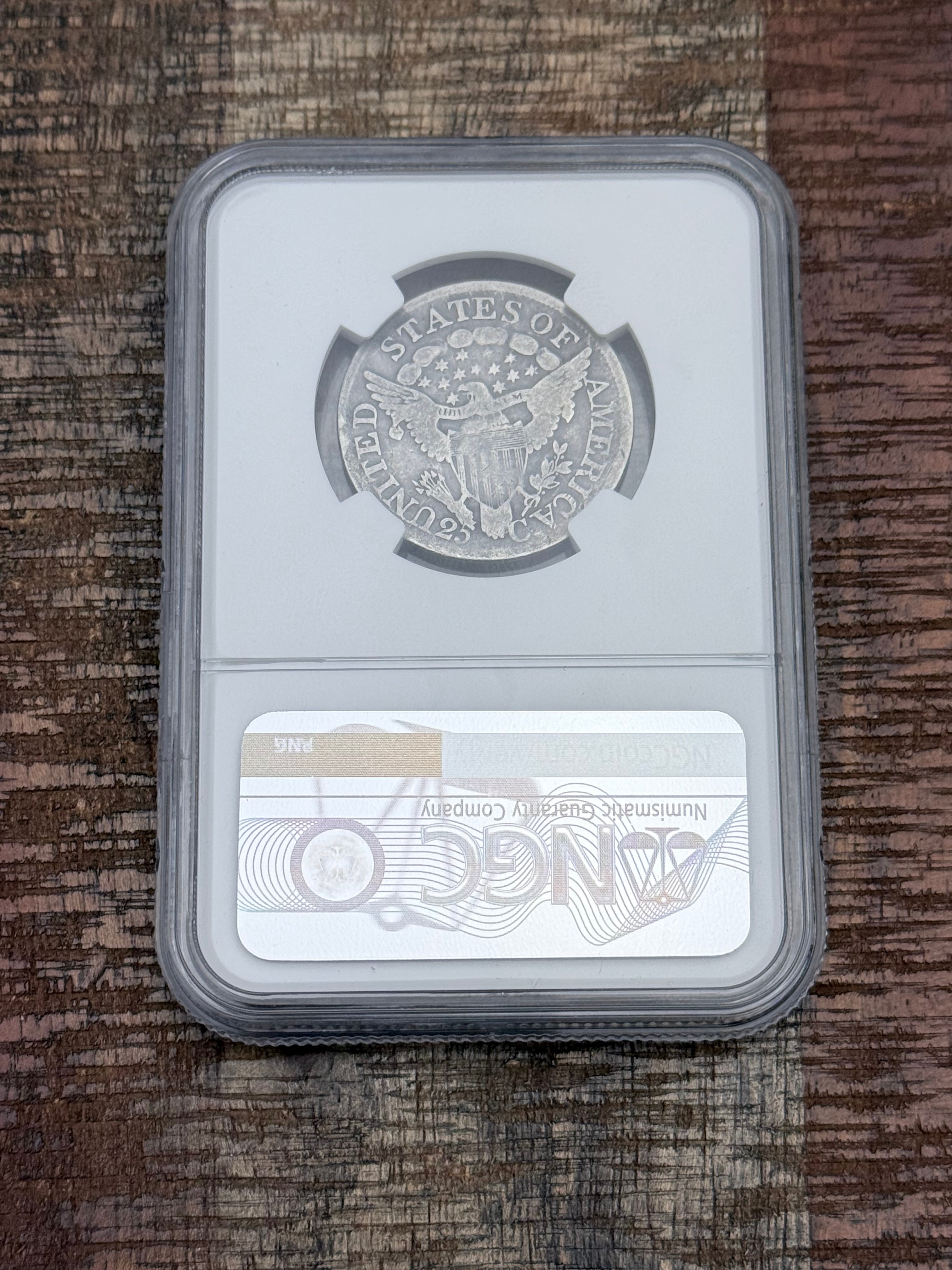 1807 25C Draped Bust Quarter~NGC VG Details-Cleaned