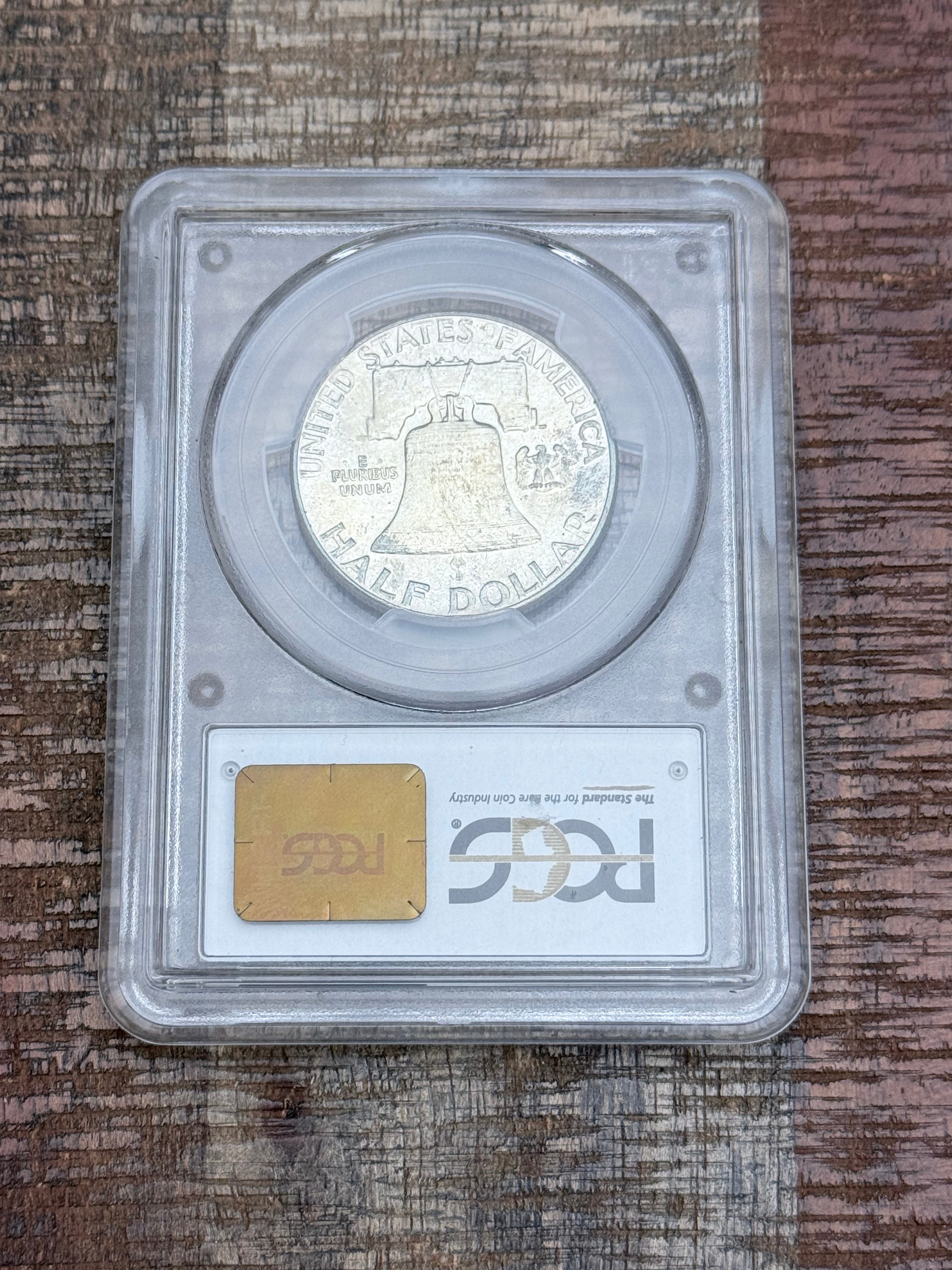 1950 50c Franklin Half Dollar PCGS MS64 +FBL