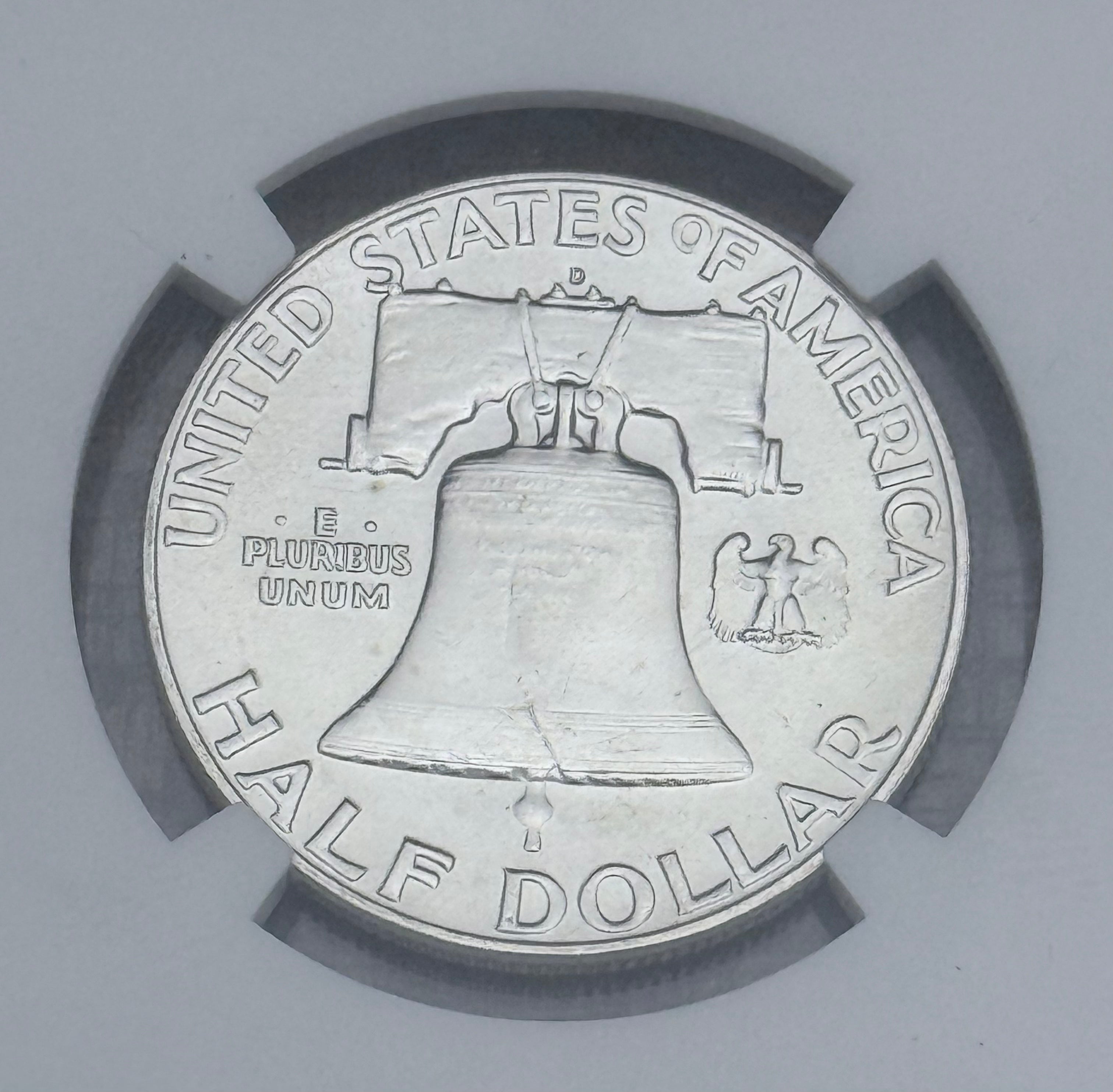 1963-D 50c Franklin Half Dollar NGC MS64