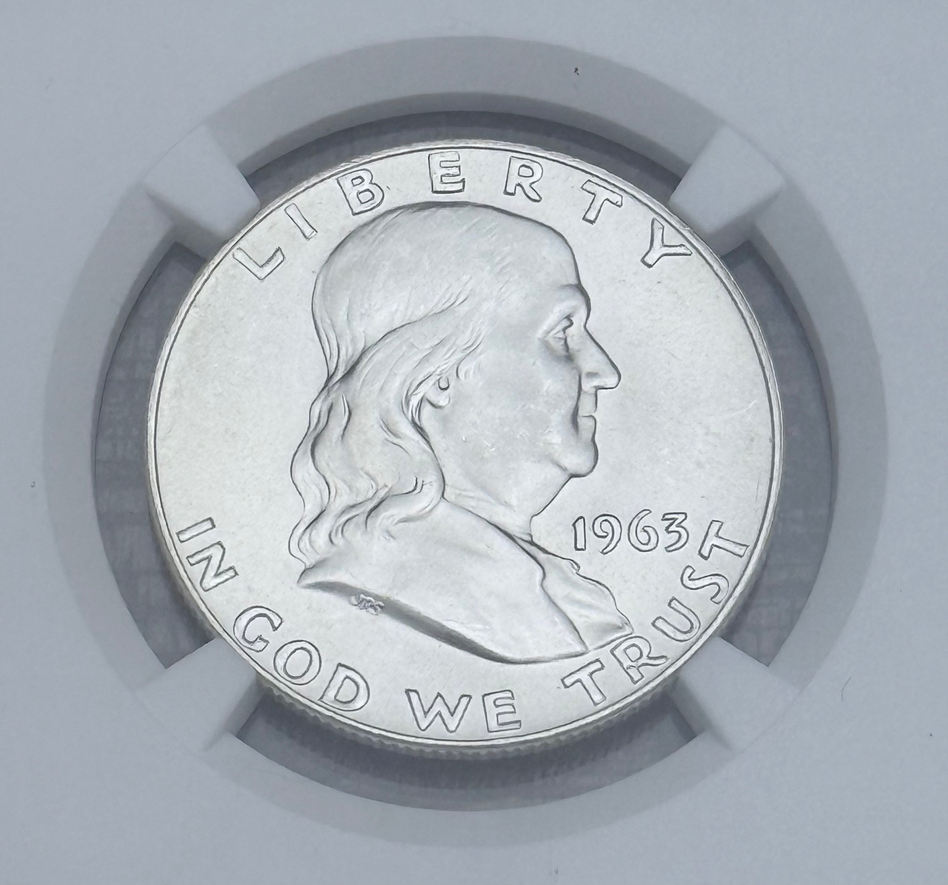 1963-D 50c Franklin Half Dollar NGC MS64