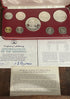 1976 Commonwealth of the Bahamas Proof Set Minted at the Franklin Mint in OGP with COA