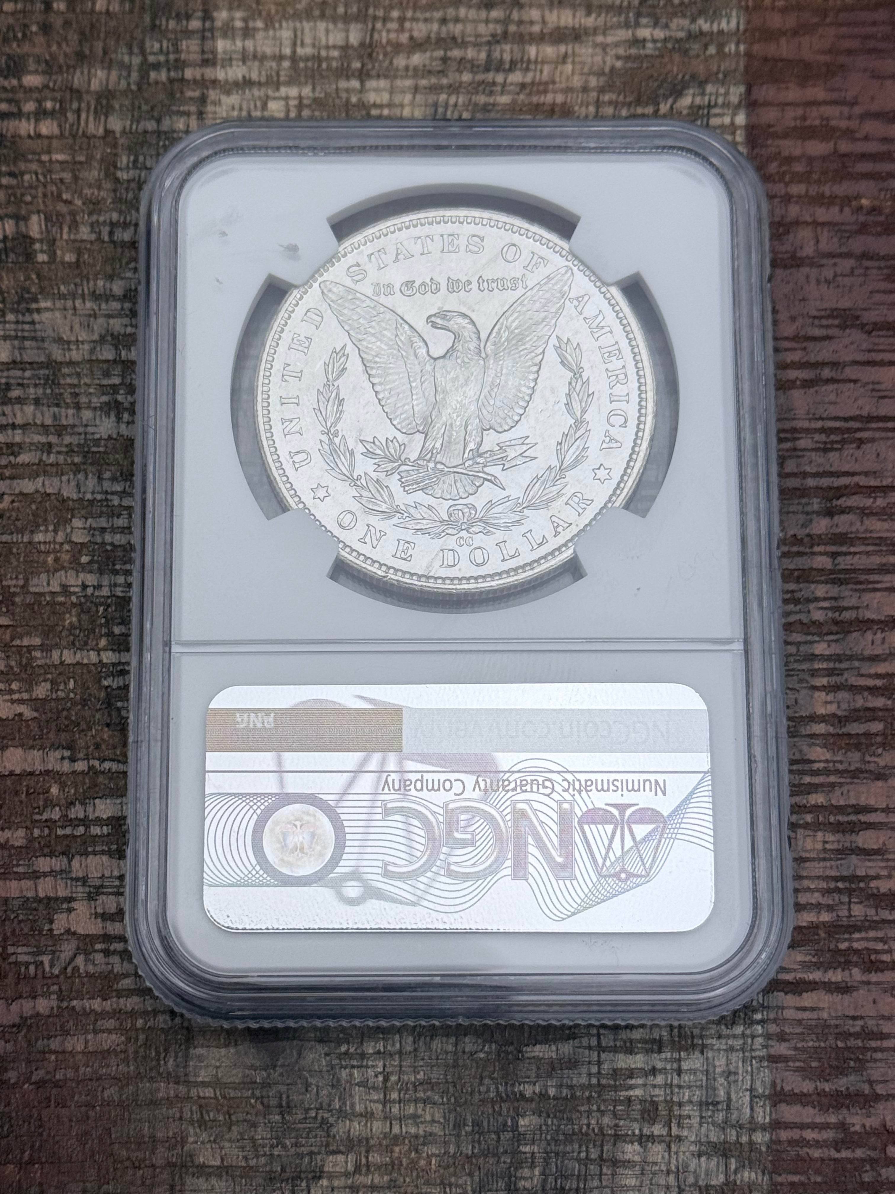 1883-CC $1 US Morgan Silver Dollar ~ NGC MS63