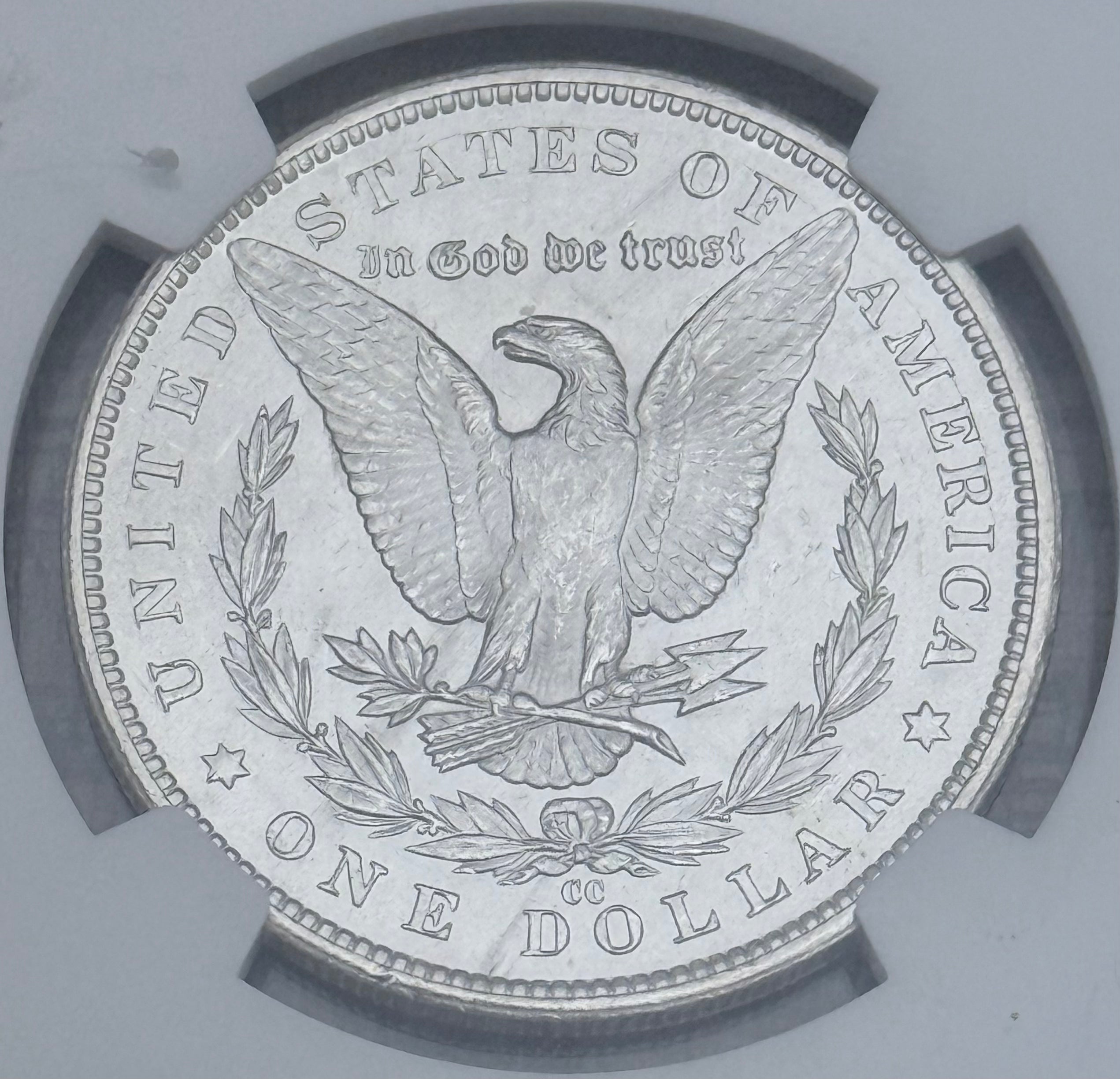 1883-CC $1 US Morgan Silver Dollar ~ NGC MS63