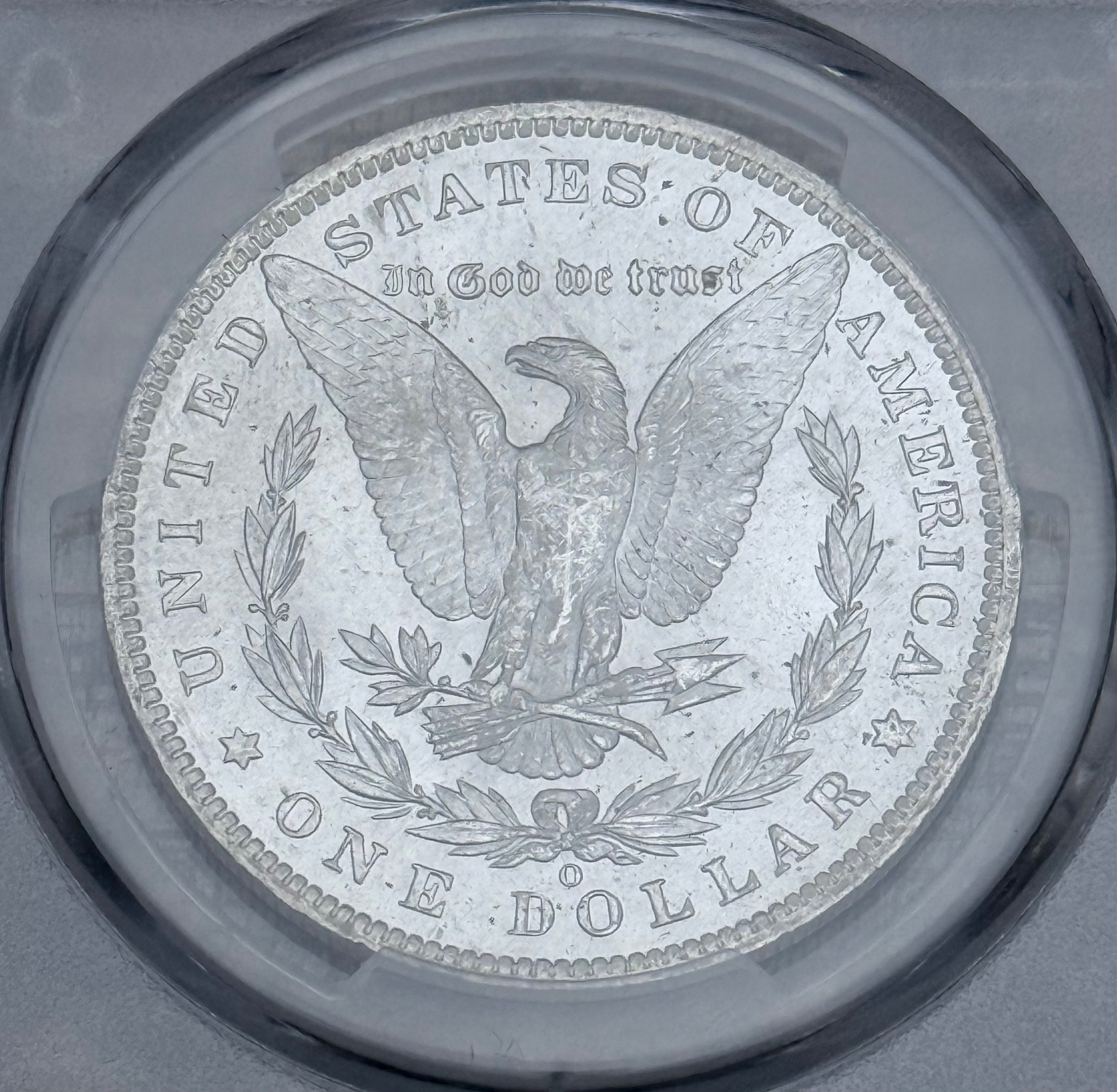 1885-O $1 US Morgan Silver Dollar ~ PCGS MS64