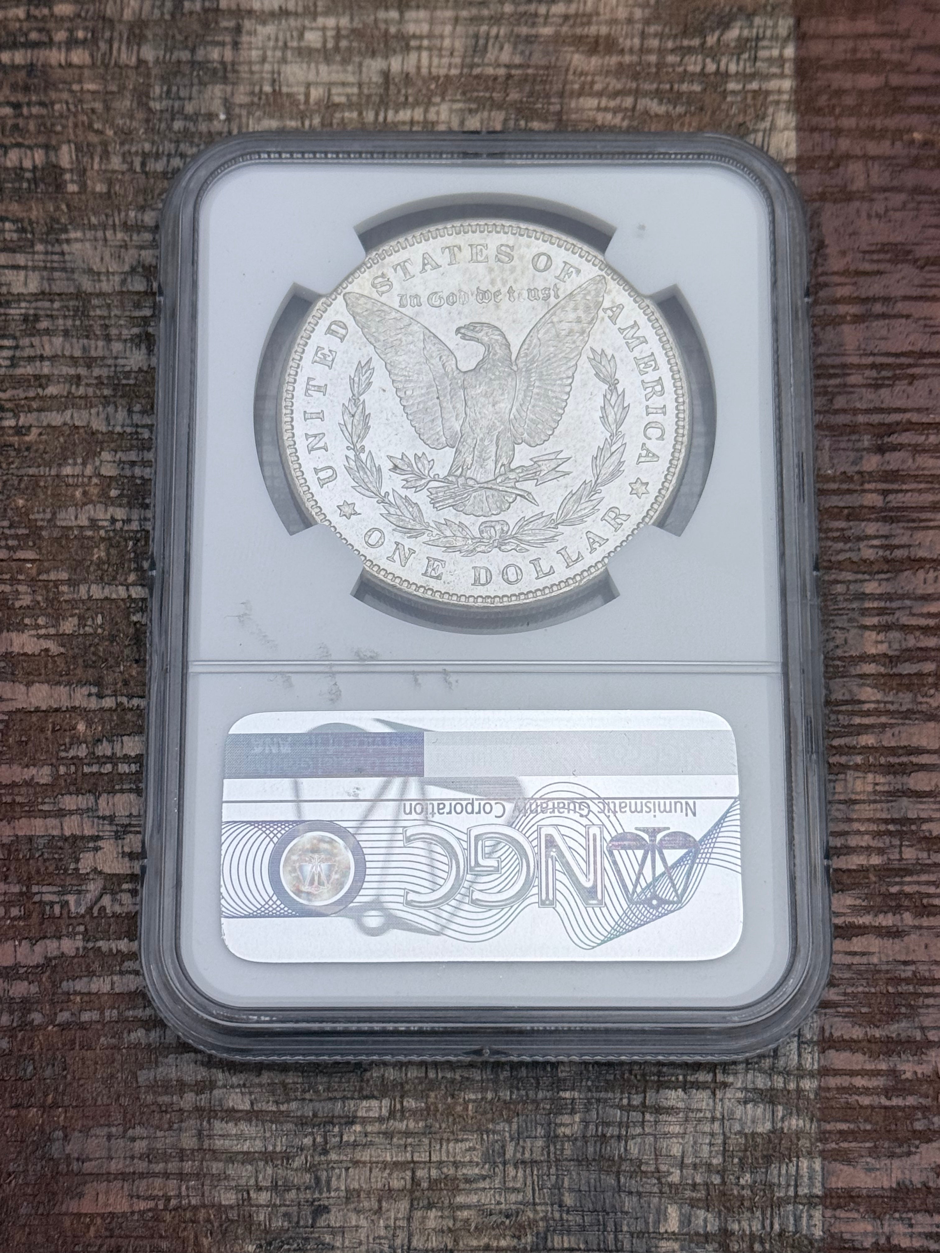 1885 $1 US Morgan Silver Dollar ~ NGC MS64