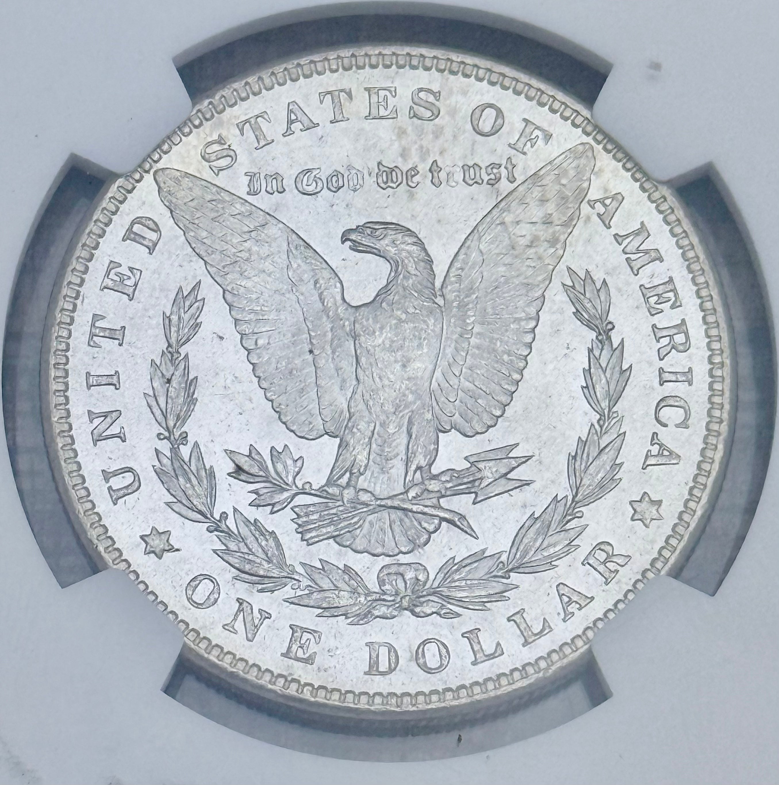 1885 $1 US Morgan Silver Dollar ~ NGC MS64