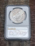 1887 $1 US Morgan Silver Dollar NGC Uncirculated Details ~ Obverse Wheel Mark