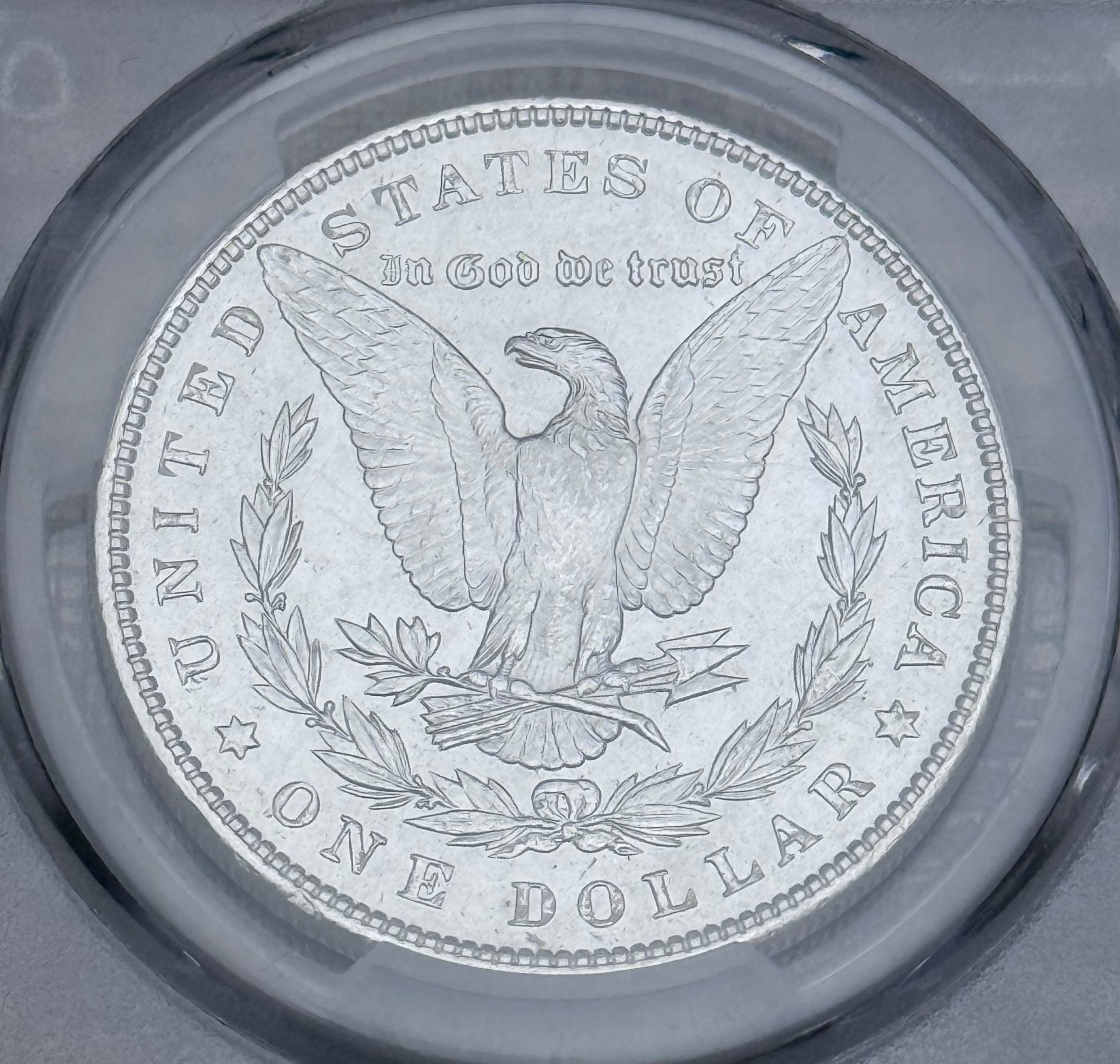 1887 $1 US Morgan Silver Dollar ~ PCGS MS64