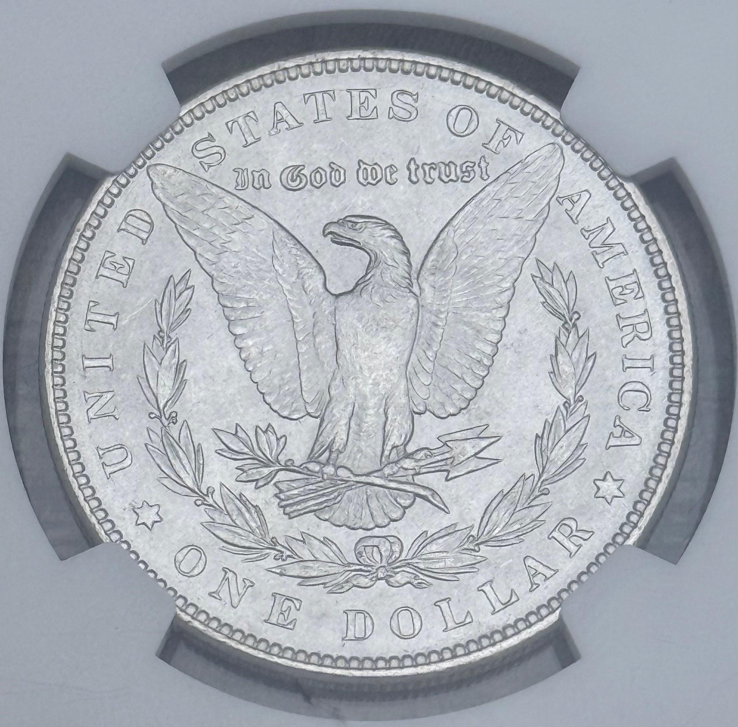 1887 $1 US Morgan Silver Dollar ~ NGC MS63