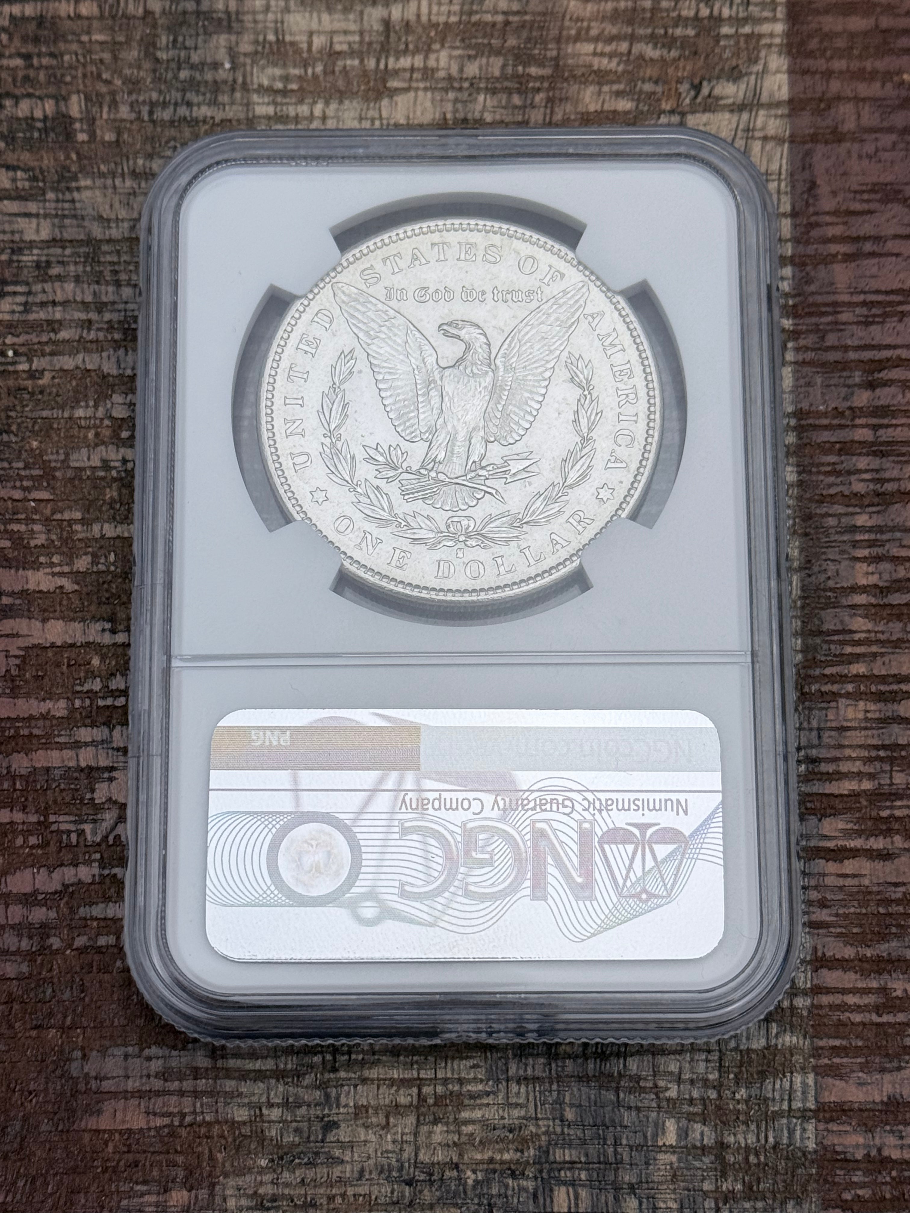1891-S $1 US Morgan Silver Dollar ~ NGC MS61
