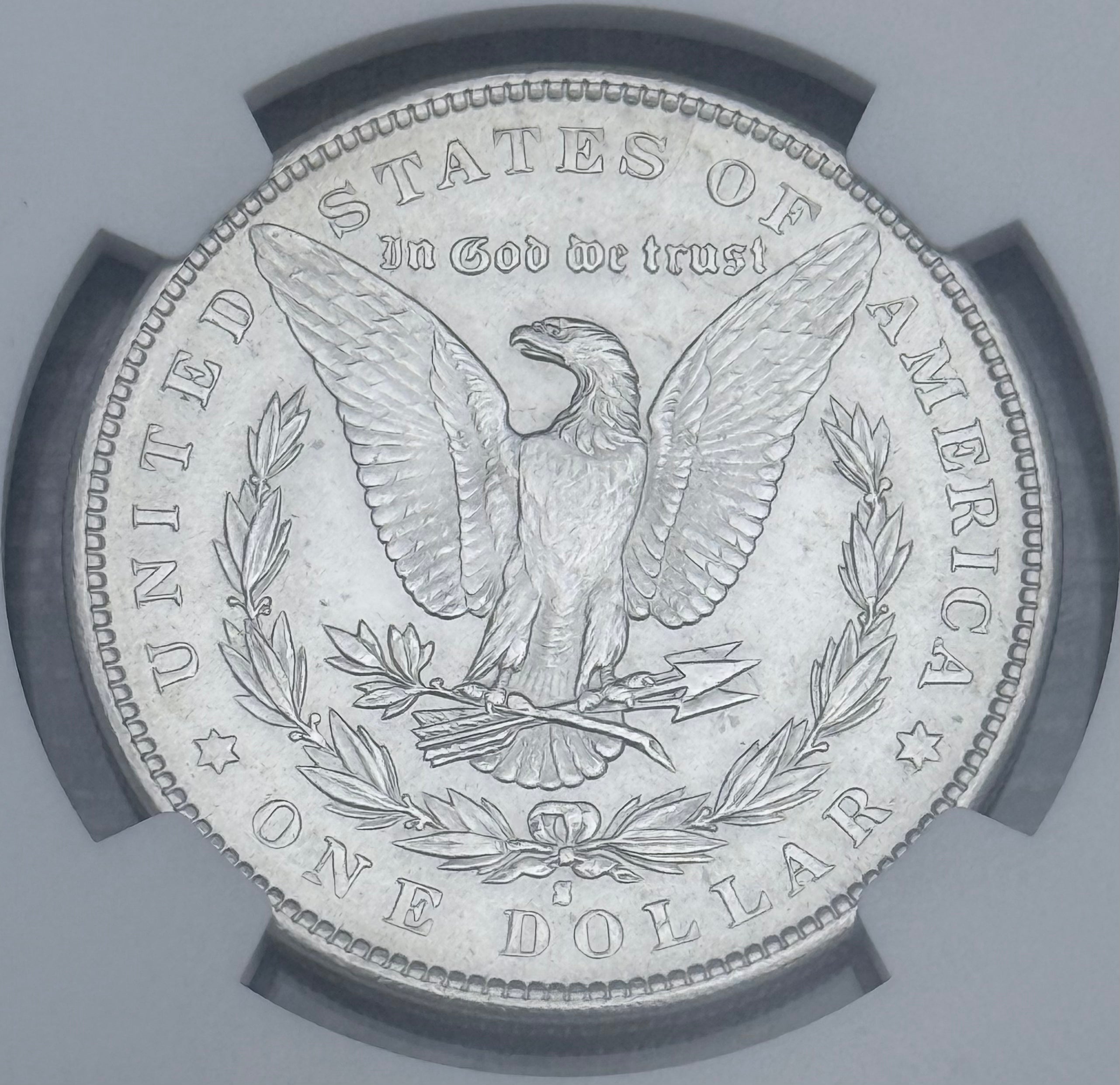 1891-S $1 US Morgan Silver Dollar ~ NGC MS61
