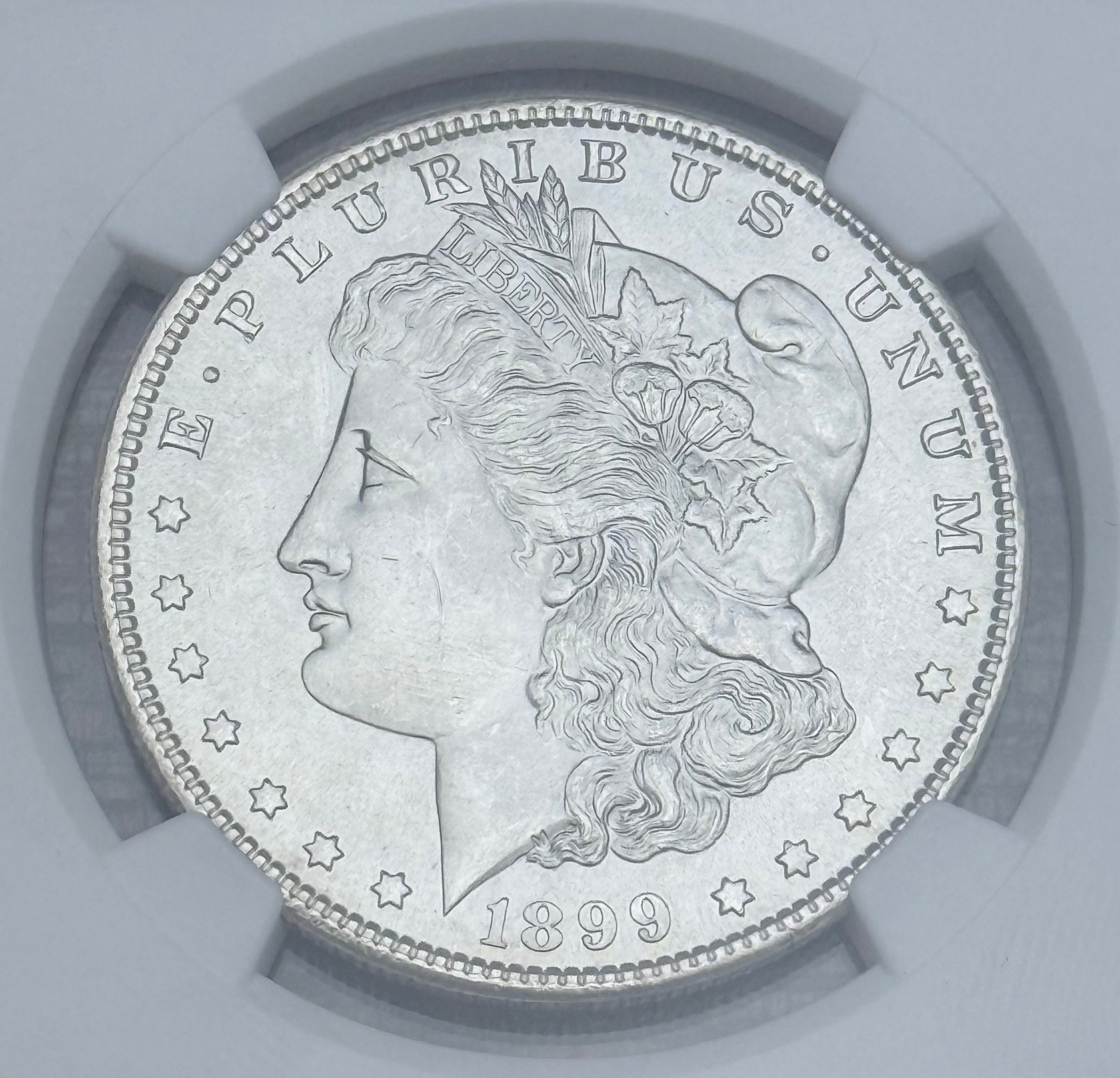 1899-S $1 US Morgan Silver Dollar NGC MS63