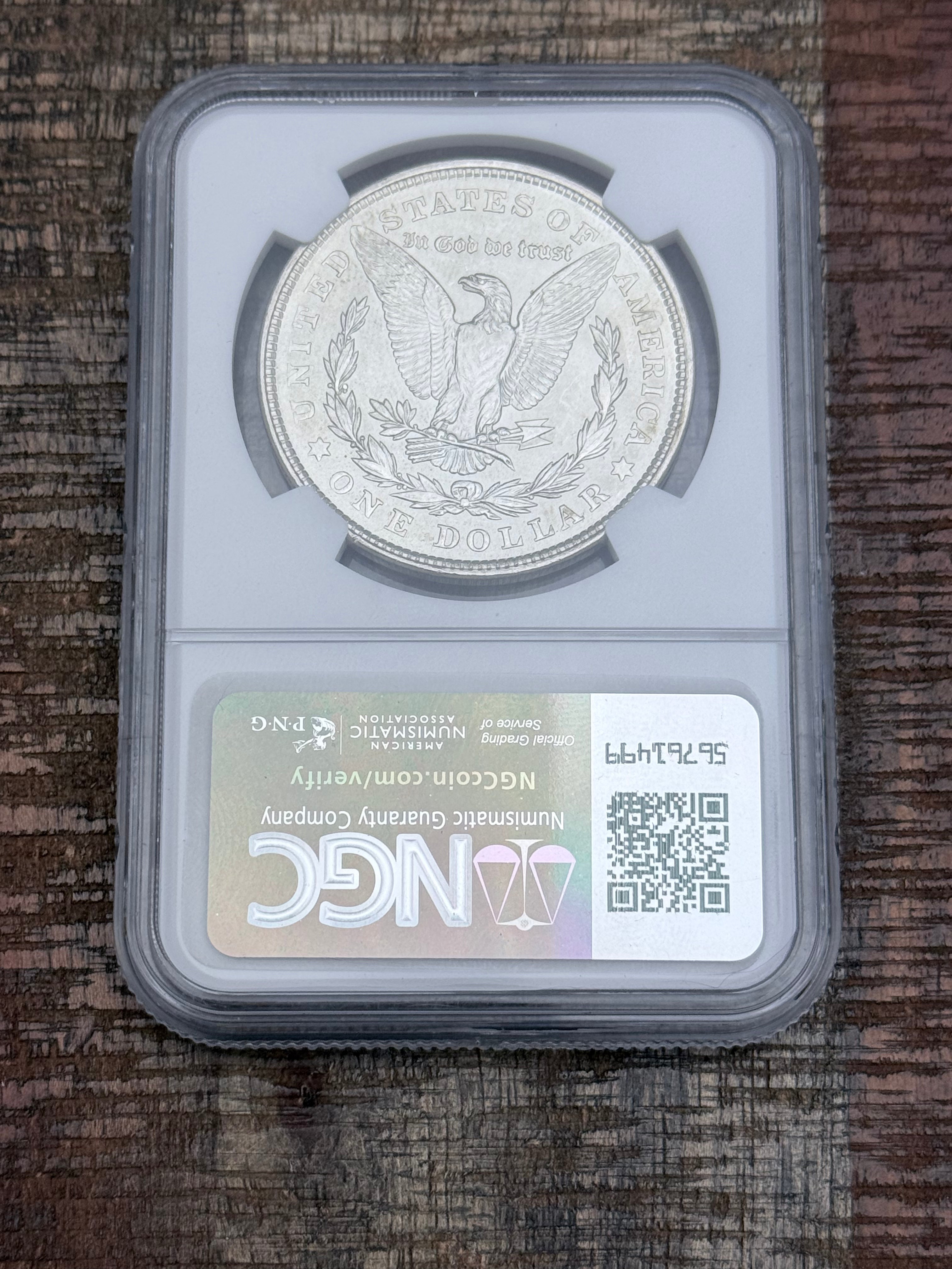 1921 $1 US Morgan Silver Dollar ~ NGC MS63*