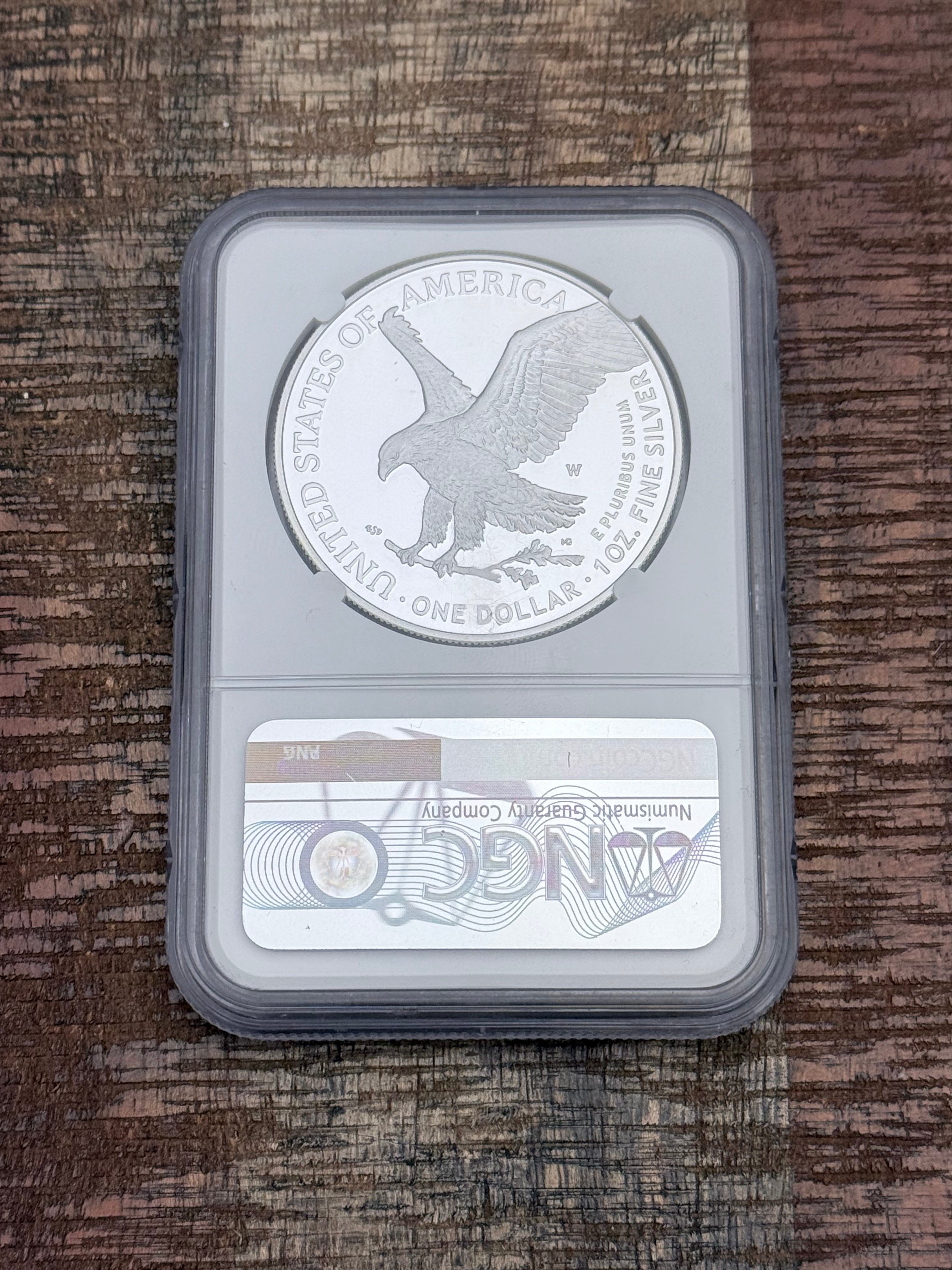 2022-W $1 US American Silver Eagle, First Releases, NGC PF 69 Ultra Cameo