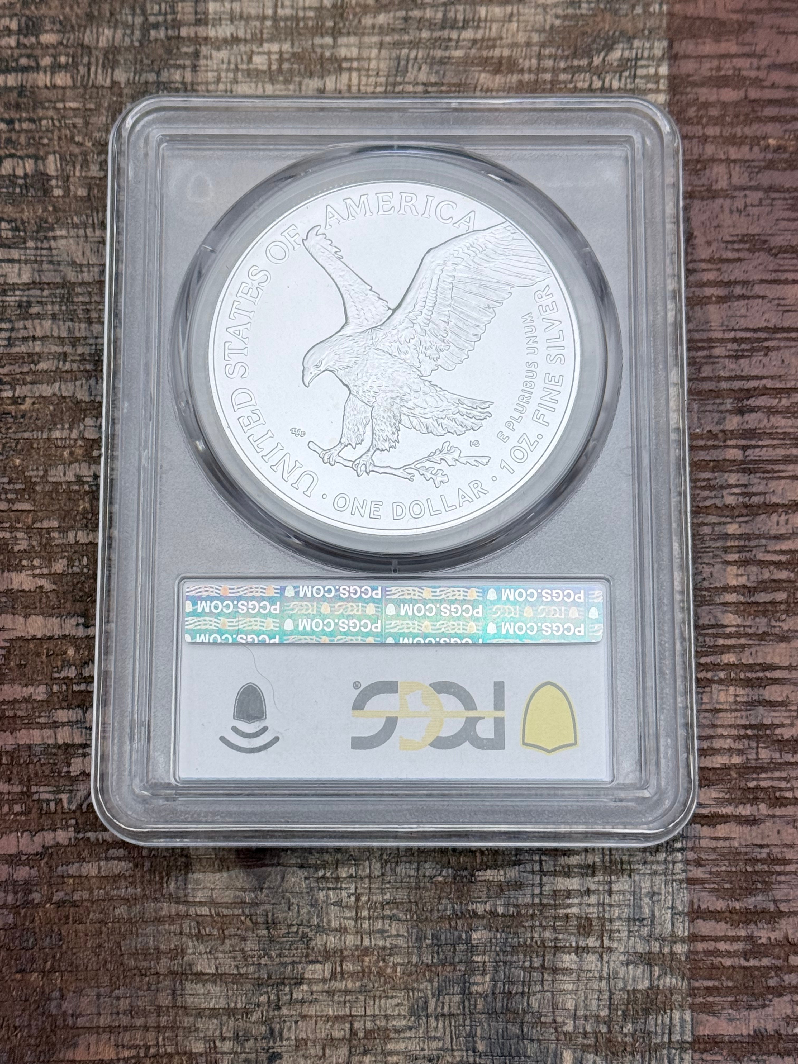 2025  $1 US American Silver Eagle ~ PCGS MS69