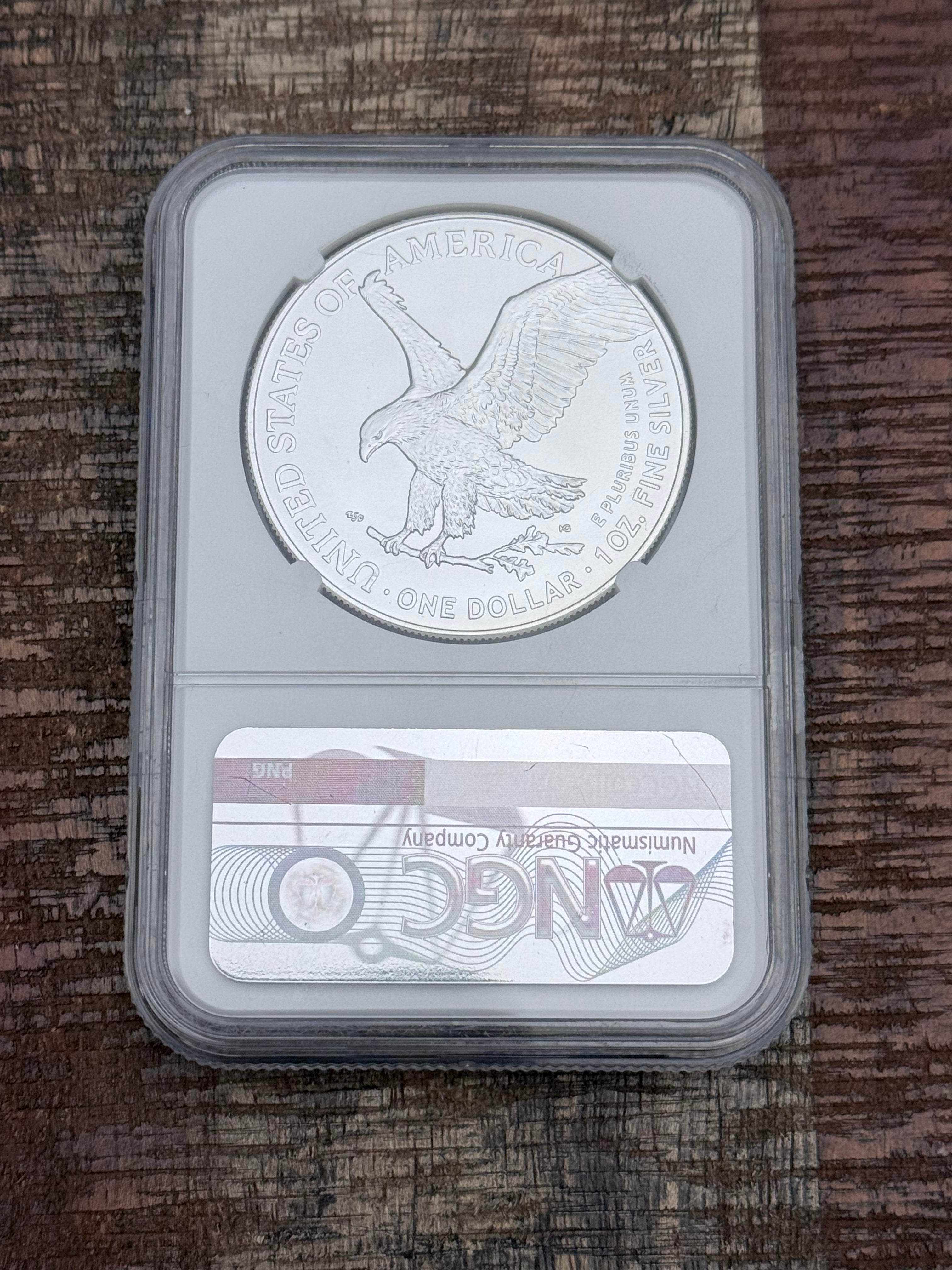 2026  $1 US American Silver Eagle ~ NGC MS70