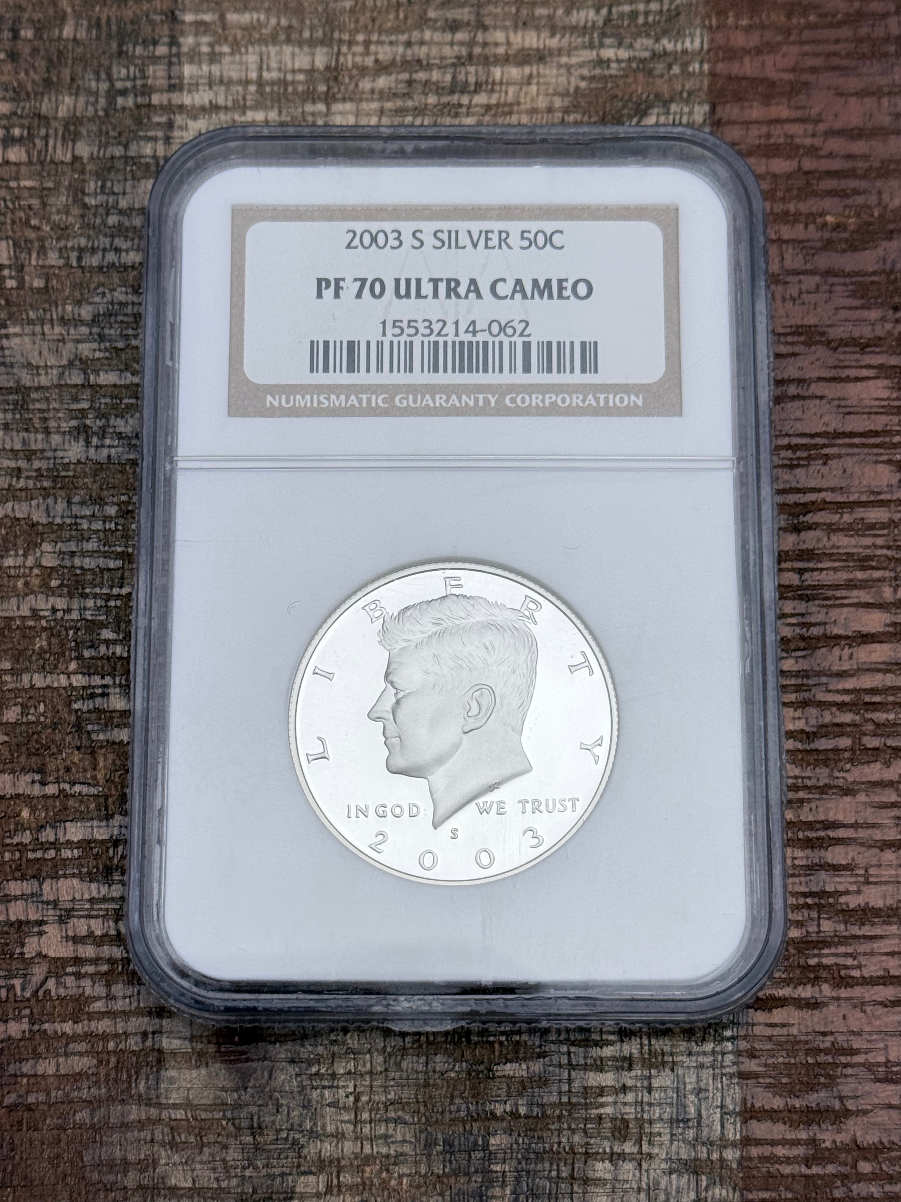 2003-S 50C Silver Kennedy Half Dollar~NGC PF70 Ultra Cameo