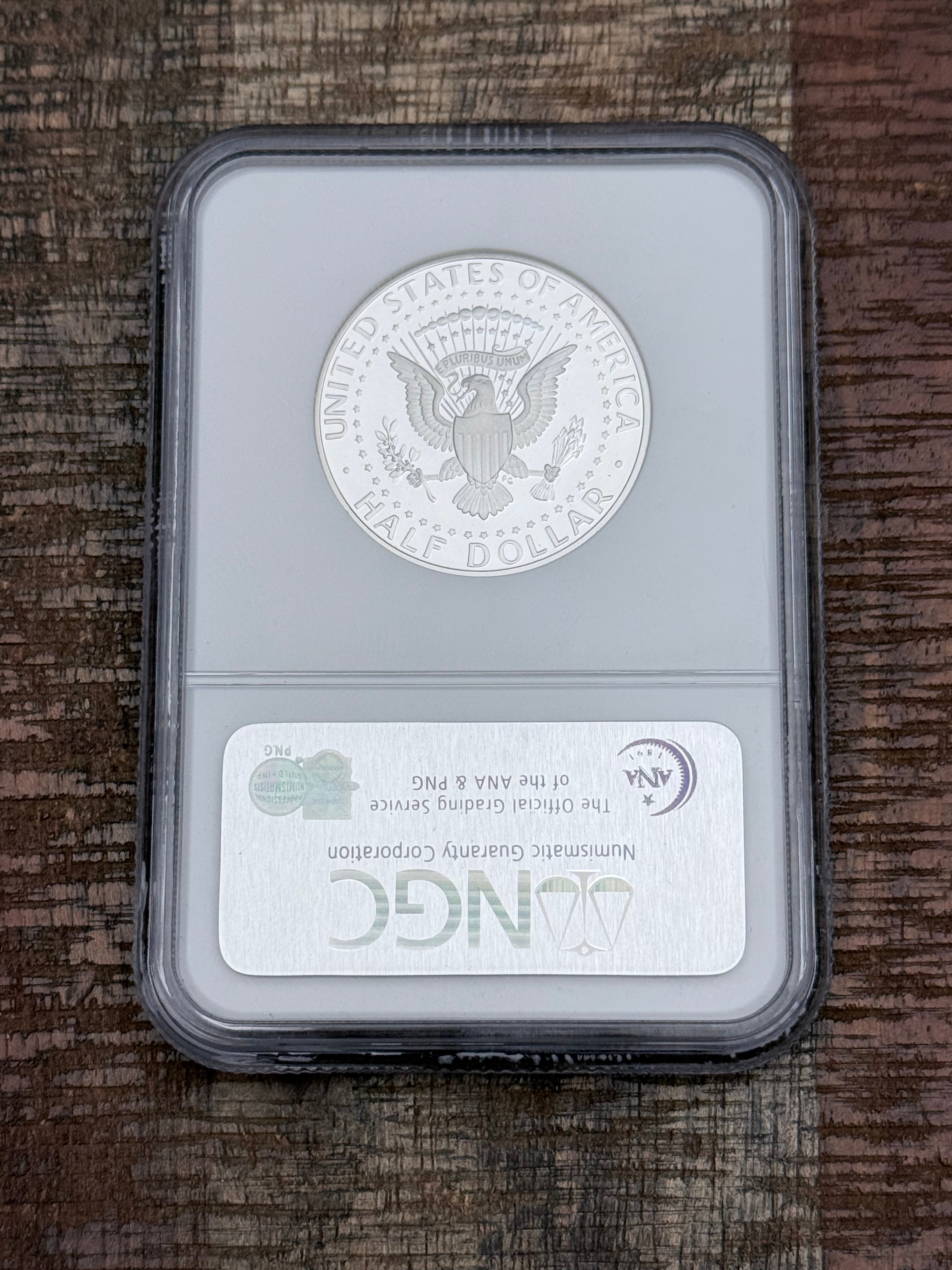 2007-S 50C Silver Kennedy Half Dollar~NGC PF70 Ultra Cameo