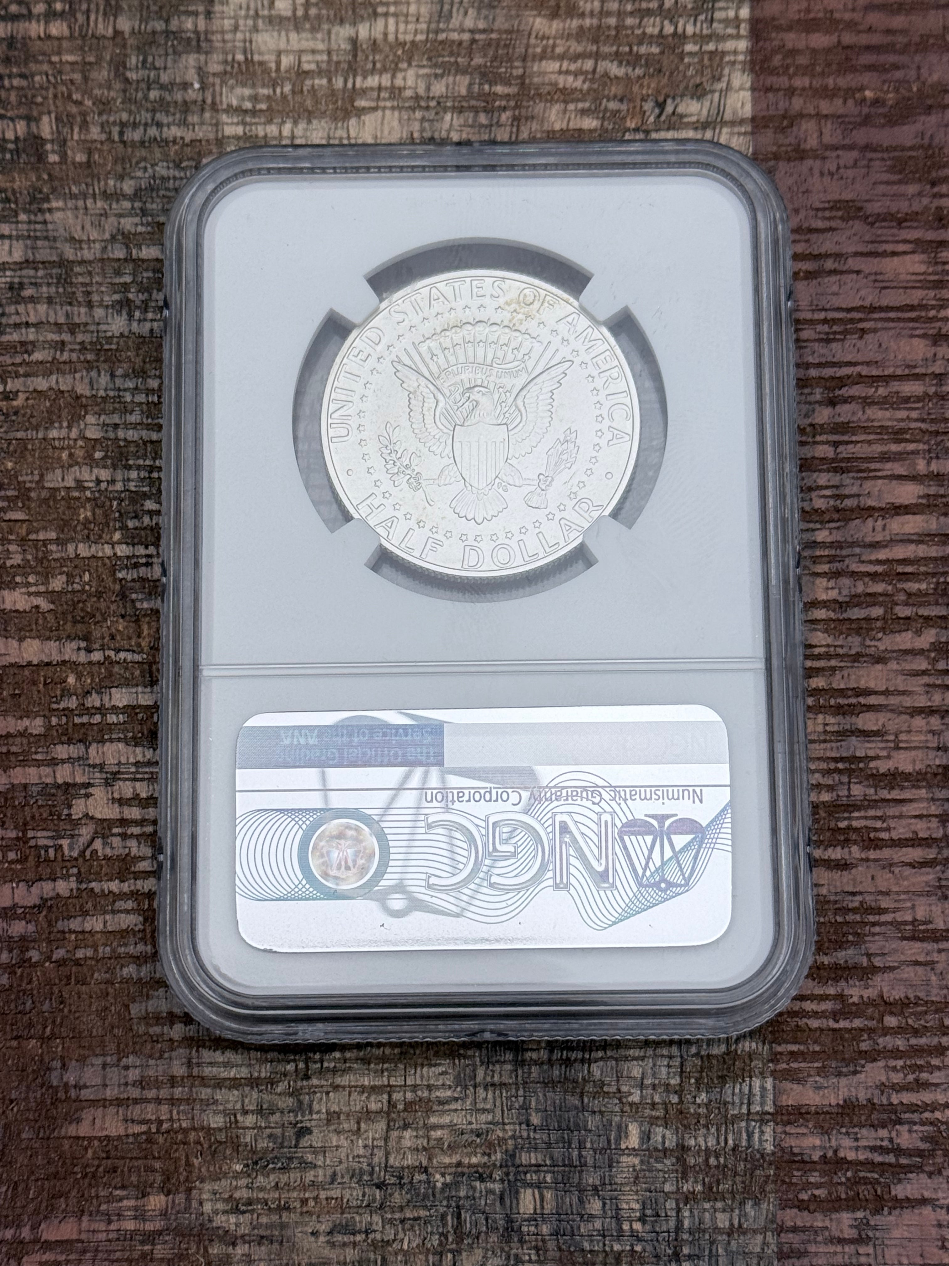 1998-S 50C Silver Kennedy Half Dollar~NGC SP70