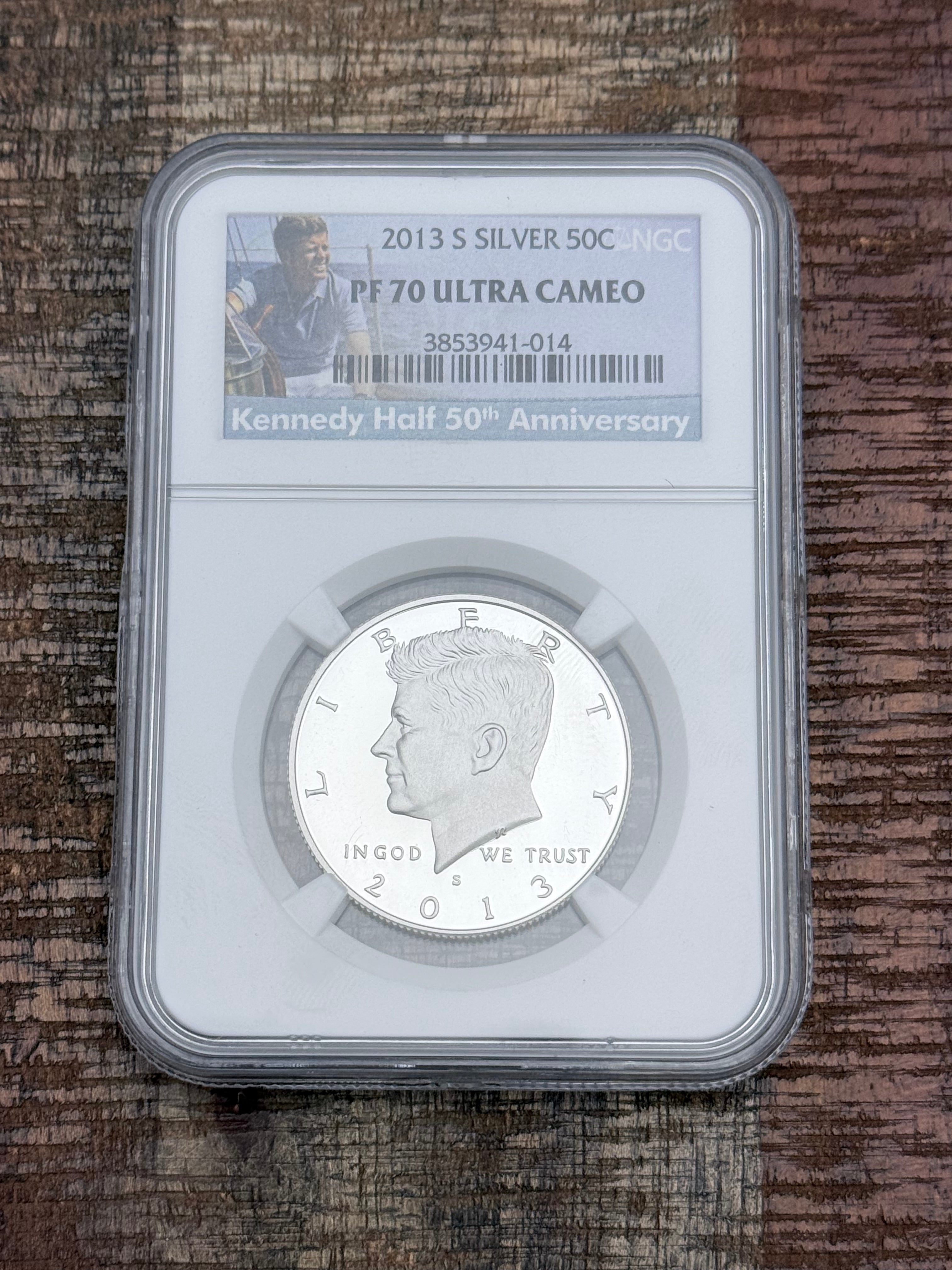 2013-S 50C Silver Kennedy Half Dollar~NGC PF70 Ultra Cameo