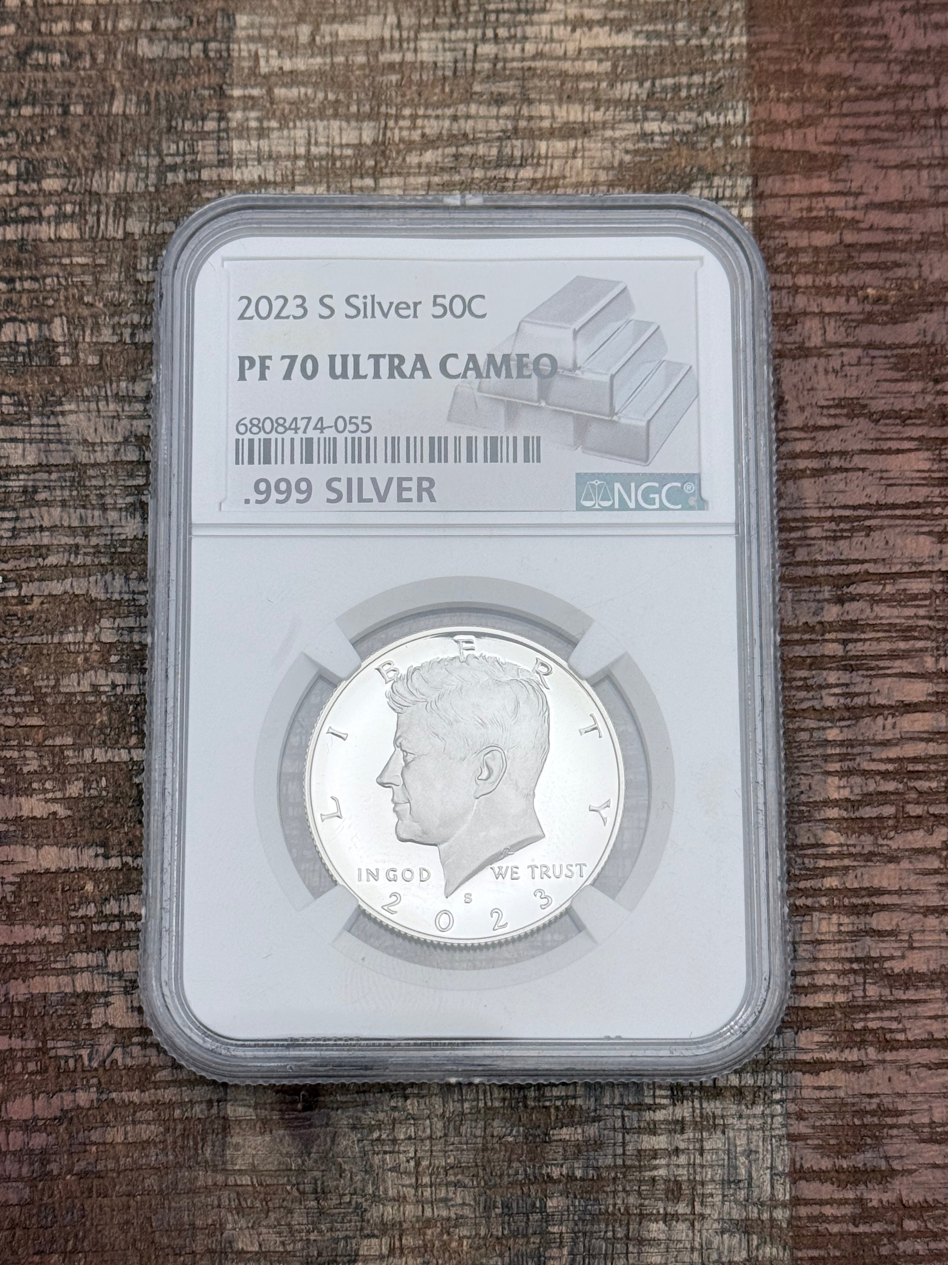 2023-S 50C Silver Kennedy Half Dollar~NGC PF70 Ultra Cameo