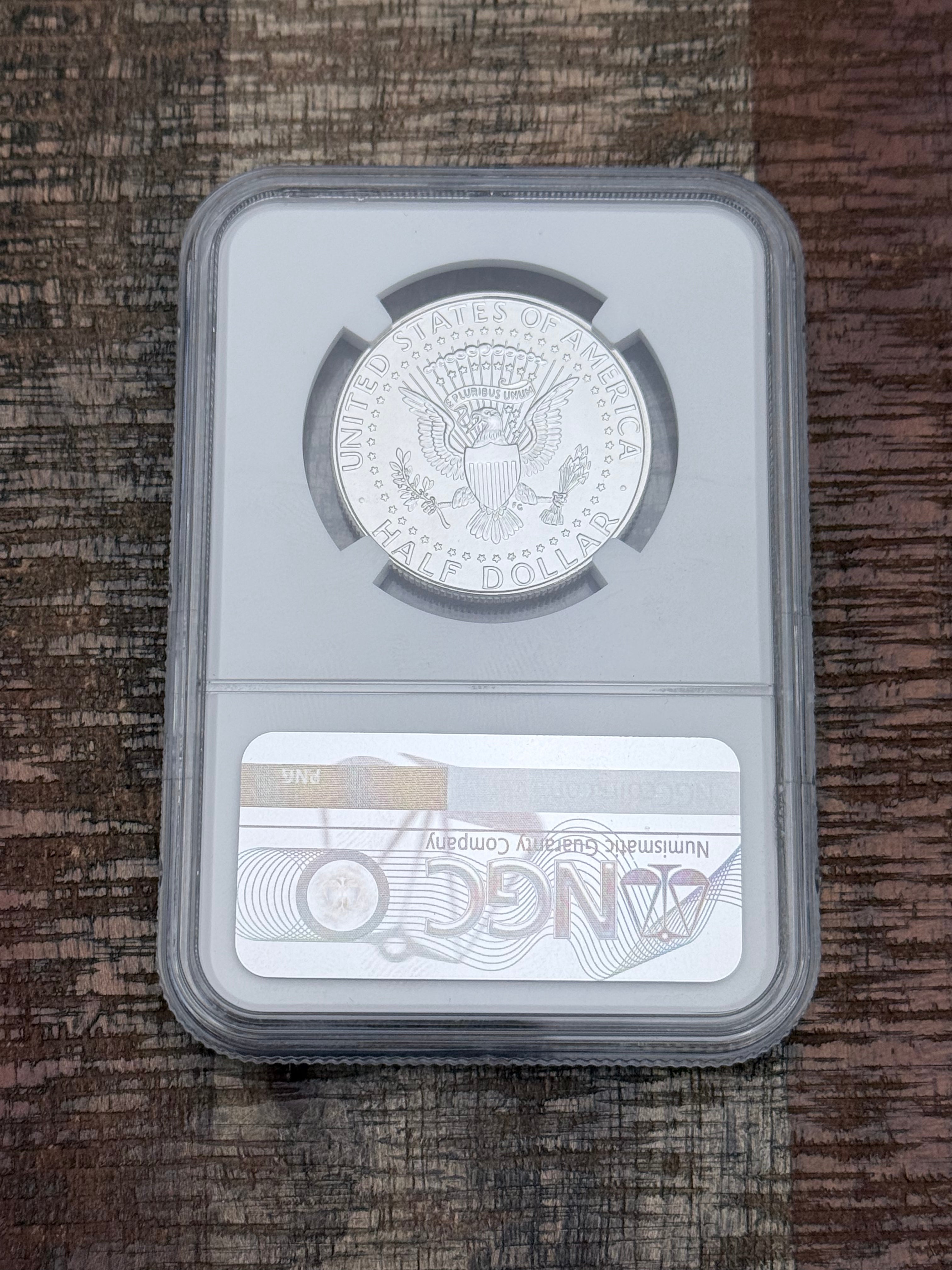 2014 Silver Kennedy Half Dollar ~ High Relief ~ NGC graded ~ 4 Coin Set