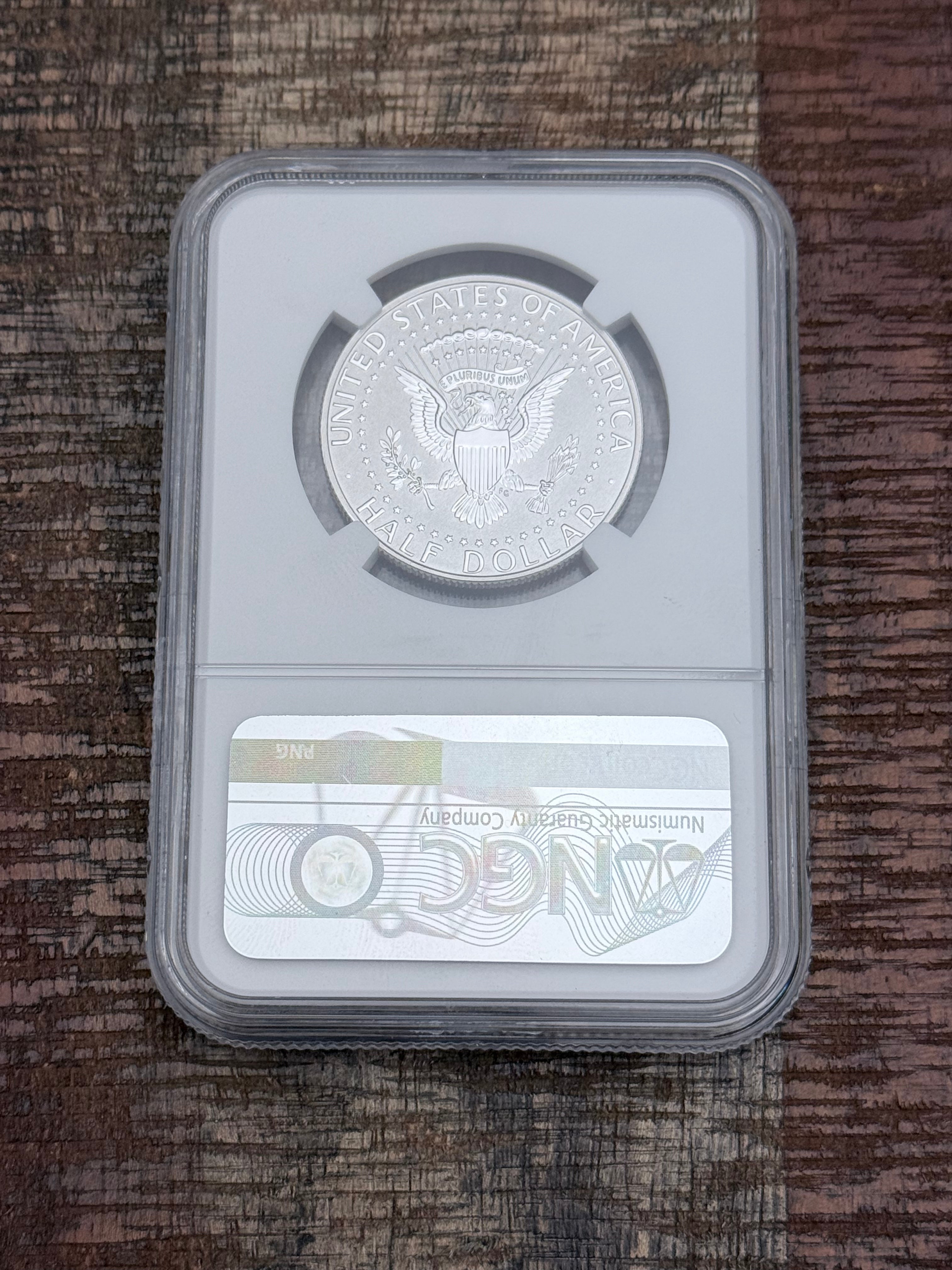 2014 Silver Kennedy Half Dollar ~ High Relief ~ NGC graded ~ 4 Coin Set