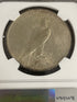 1923 $1 US Silver Peace Dollar NGC UNC Details ~ Cleaned ~ Toning