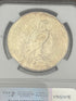 1923 $1 US Silver Peace Dollar NGC UNC Details ~ Cleaned ~ Toning