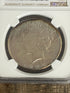 1925 $1 US Silver Peace Dollar NGC UNC Details ~ Cleaned ~ Beautifully Toned