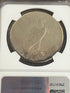 1925 $1 US Silver Peace Dollar NGC UNC Details ~ Cleaned ~ Beautifully Toned