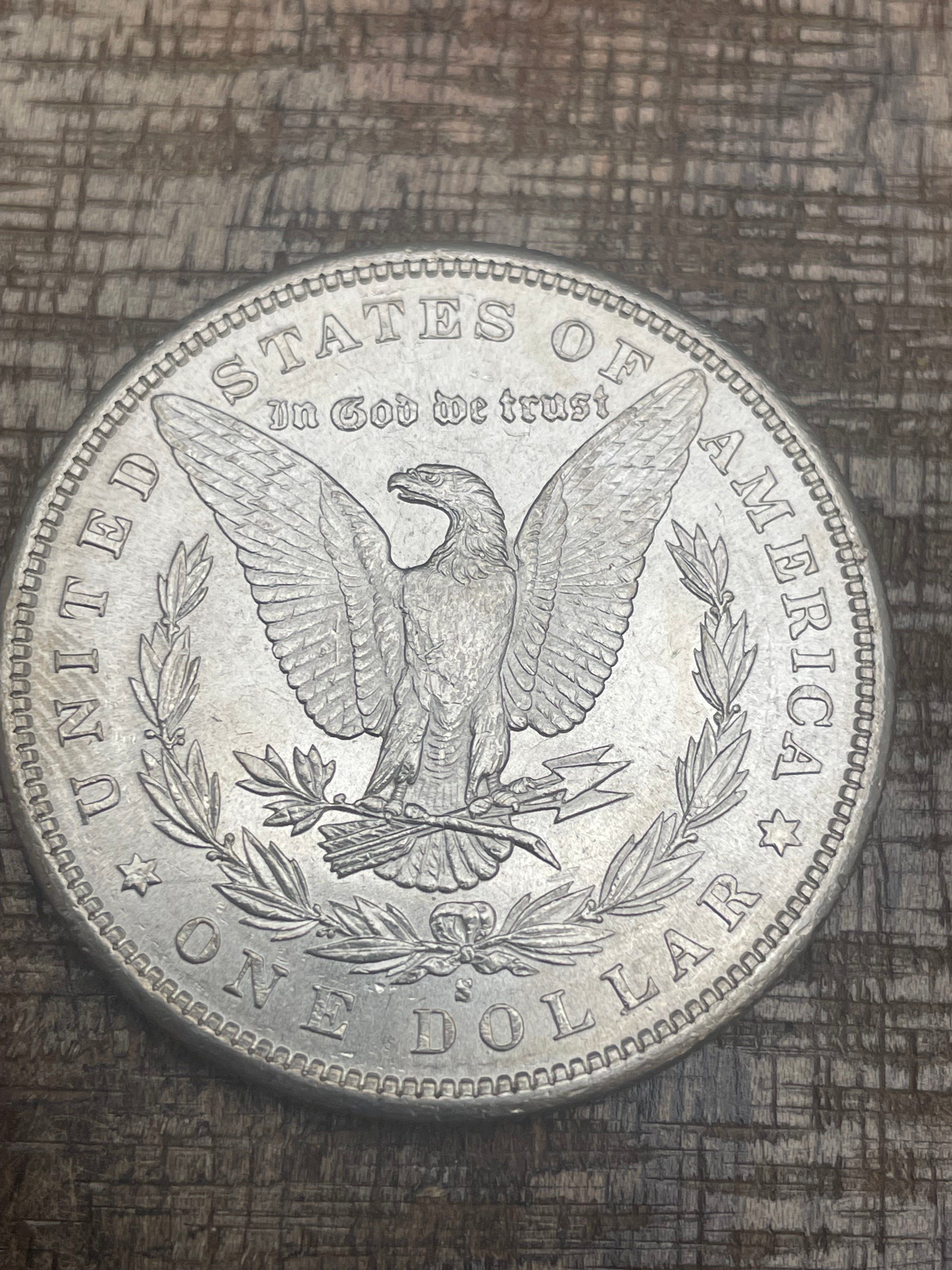 1881-S $1 US Morgan Silver Dollar