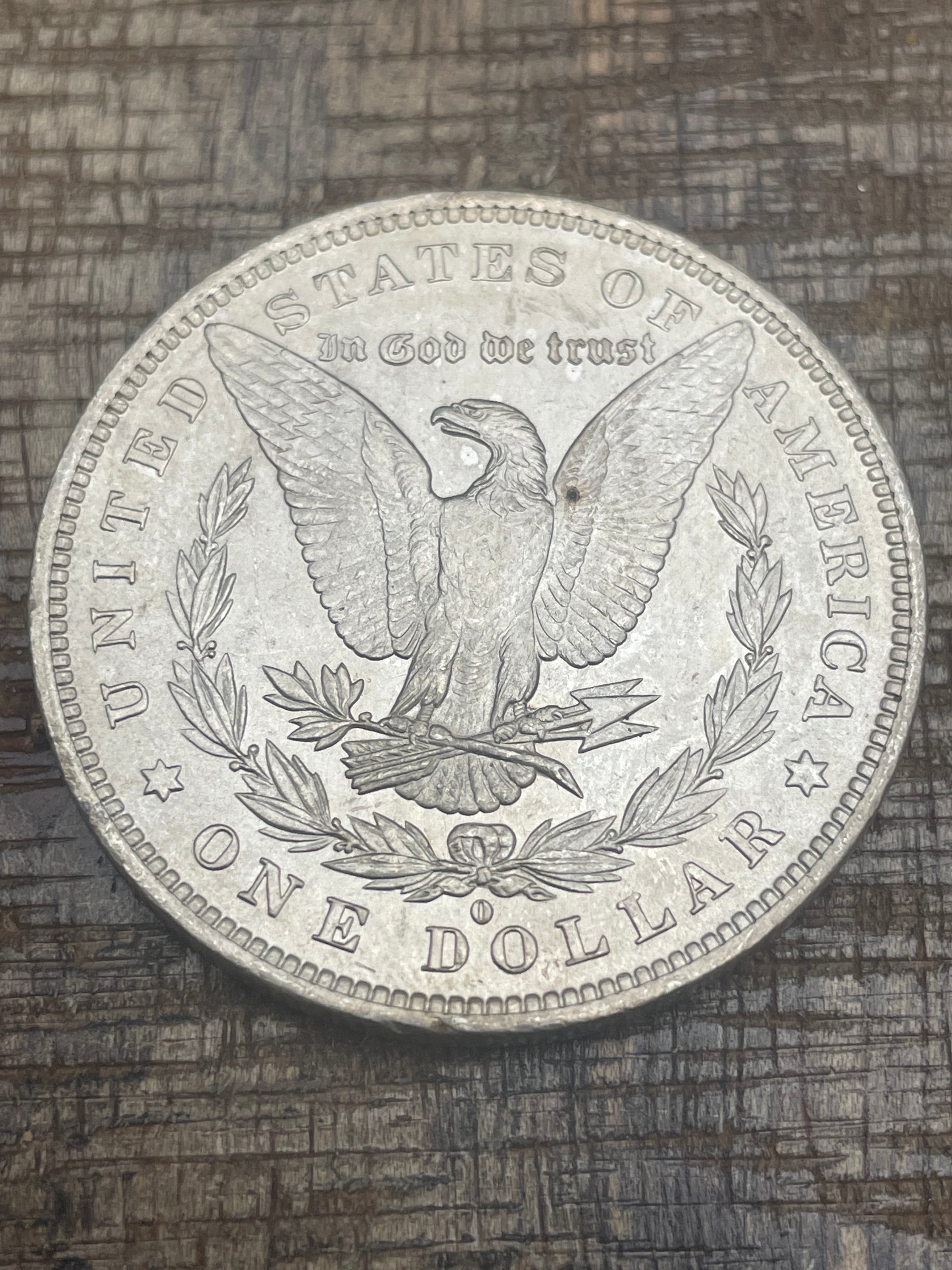 1883-O $1 US Morgan Silver Dollar