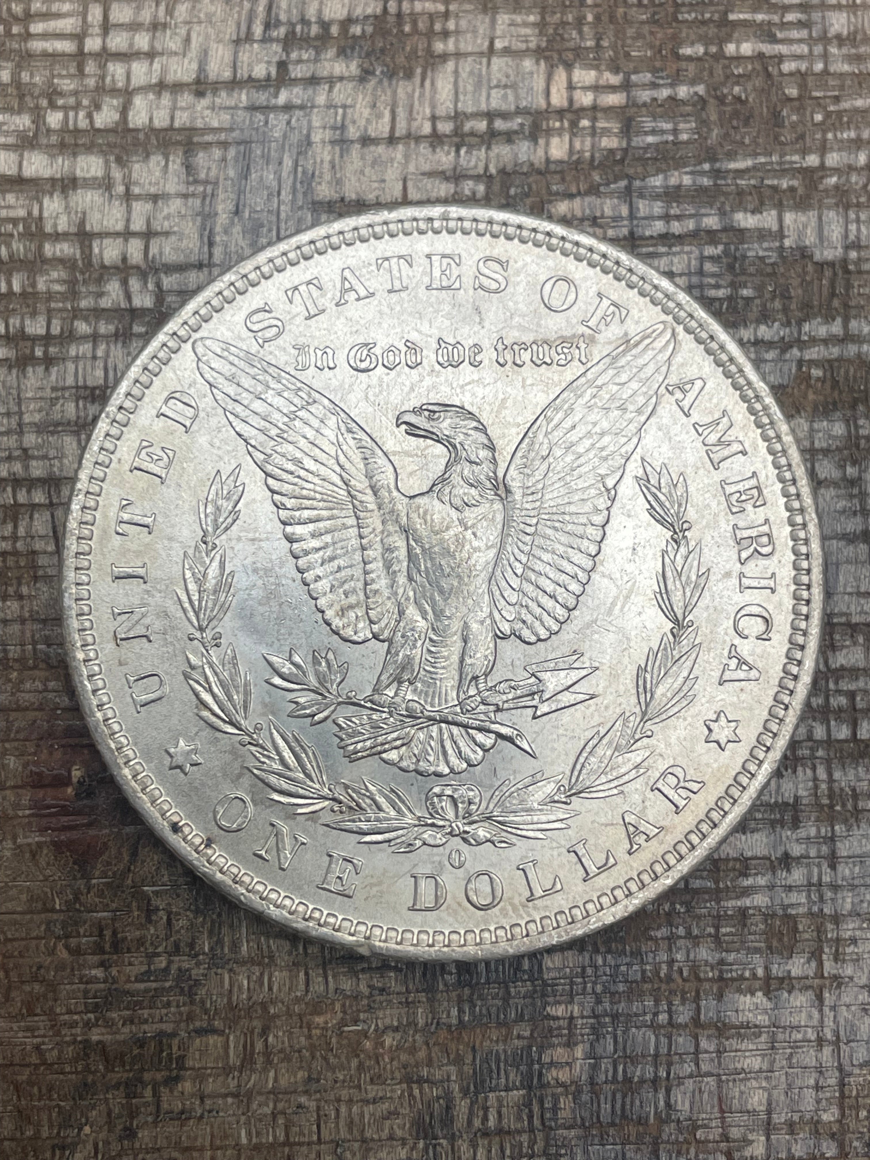 1883-O $1 US Morgan Silver Dollar