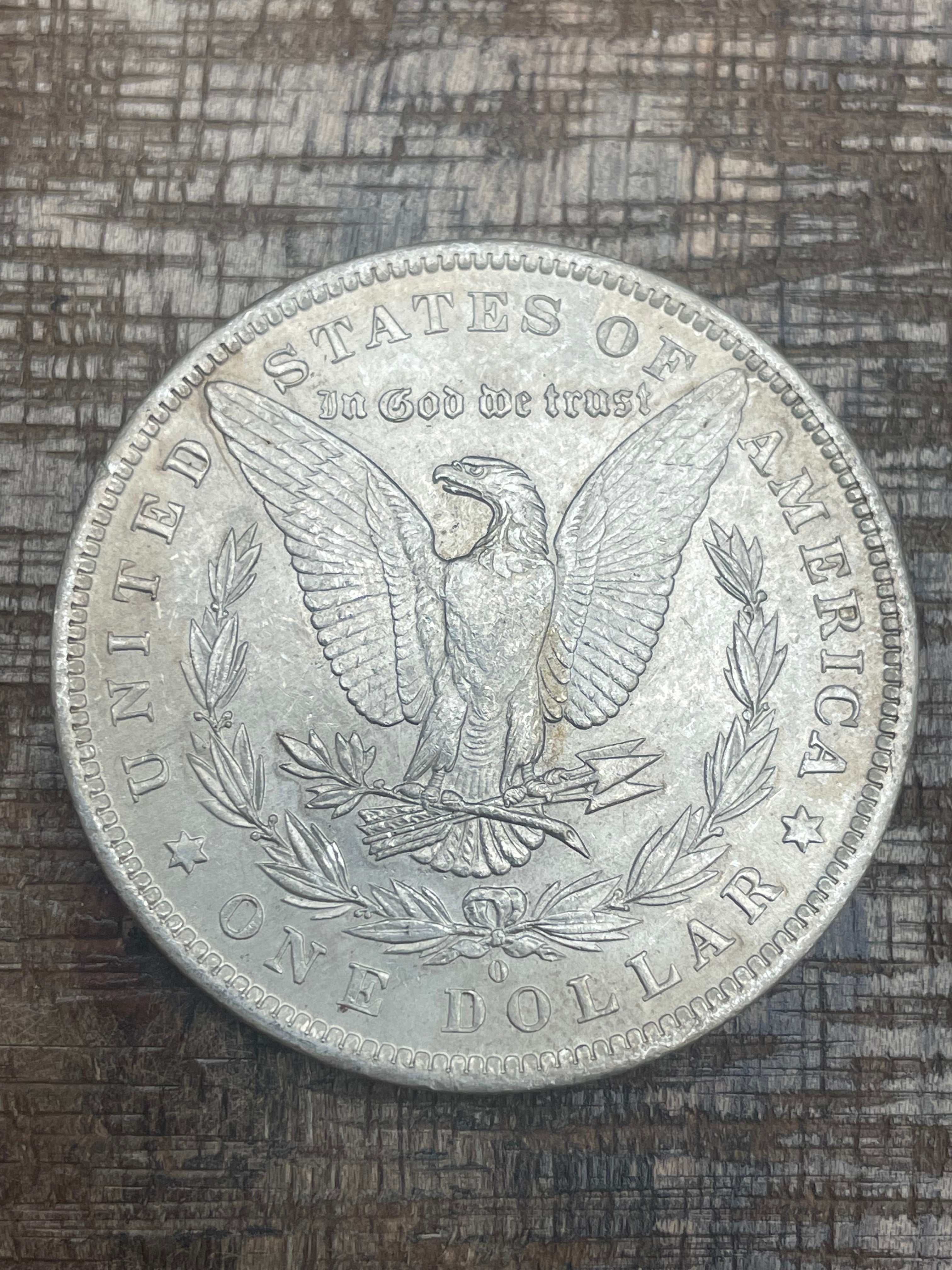 1884-O $1 US Morgan Silver Dollar